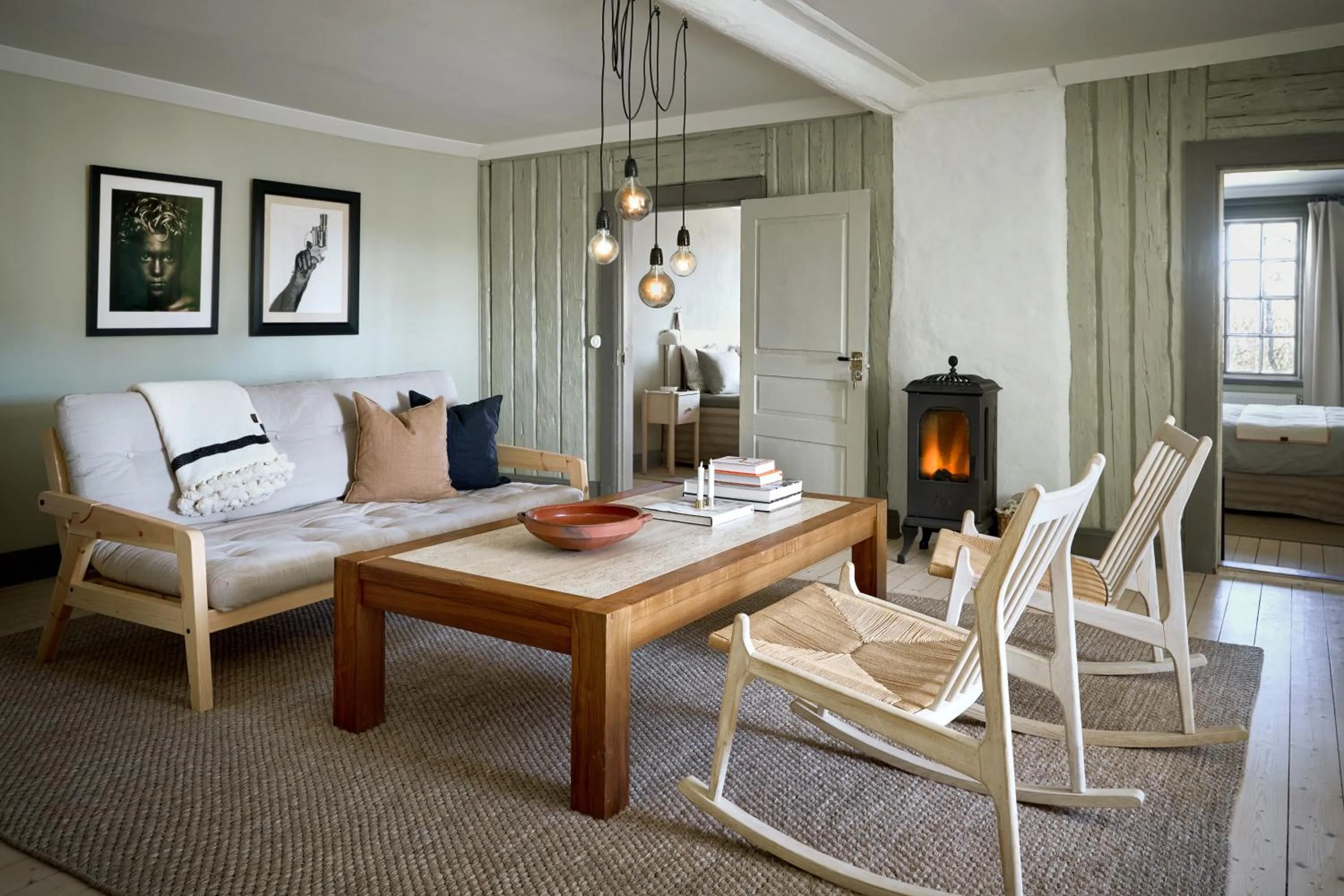 Living room in Kungs Starby Gård Bed and Breakfast