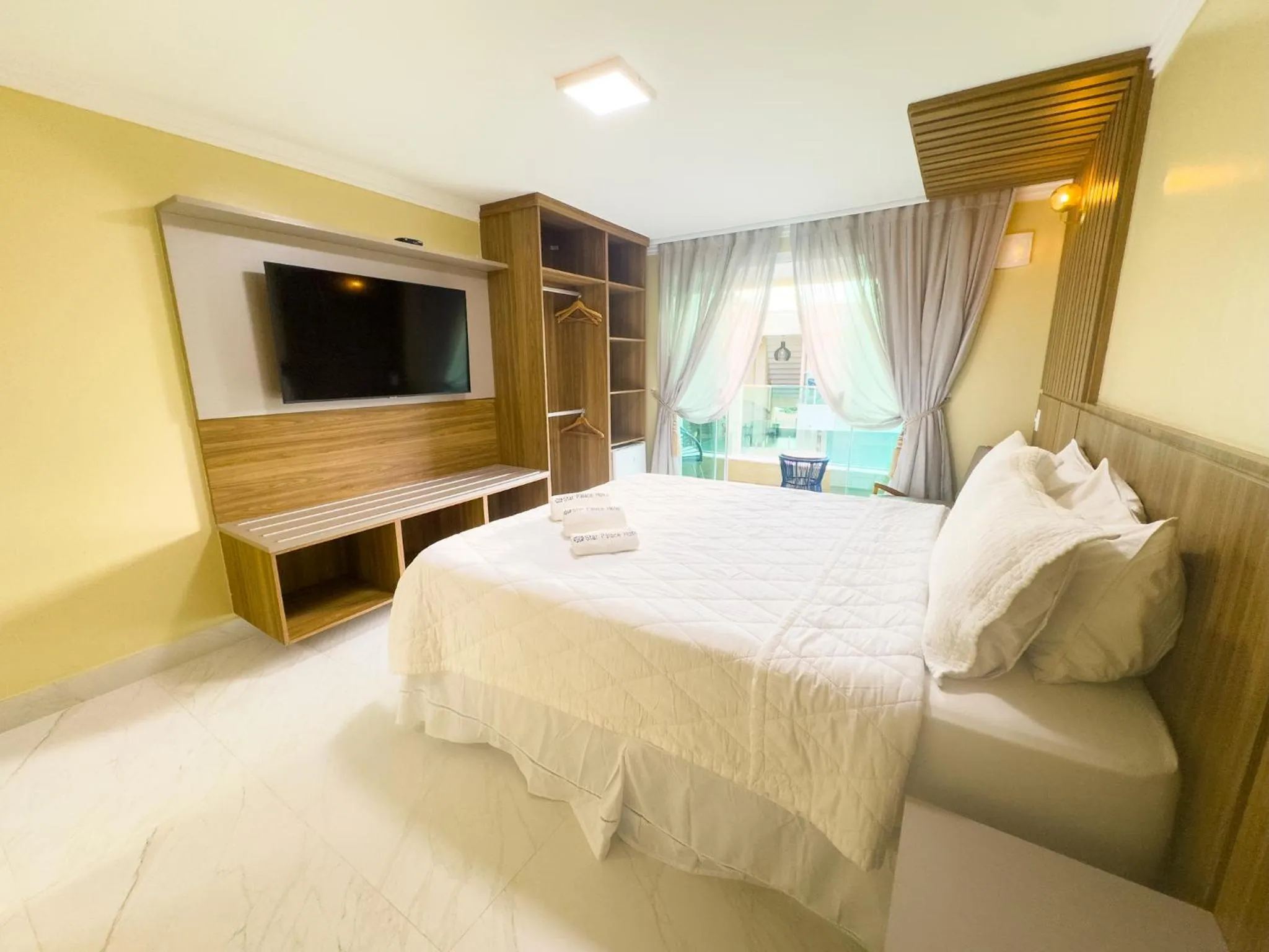 Bed in Star Palace Hotel Jeri