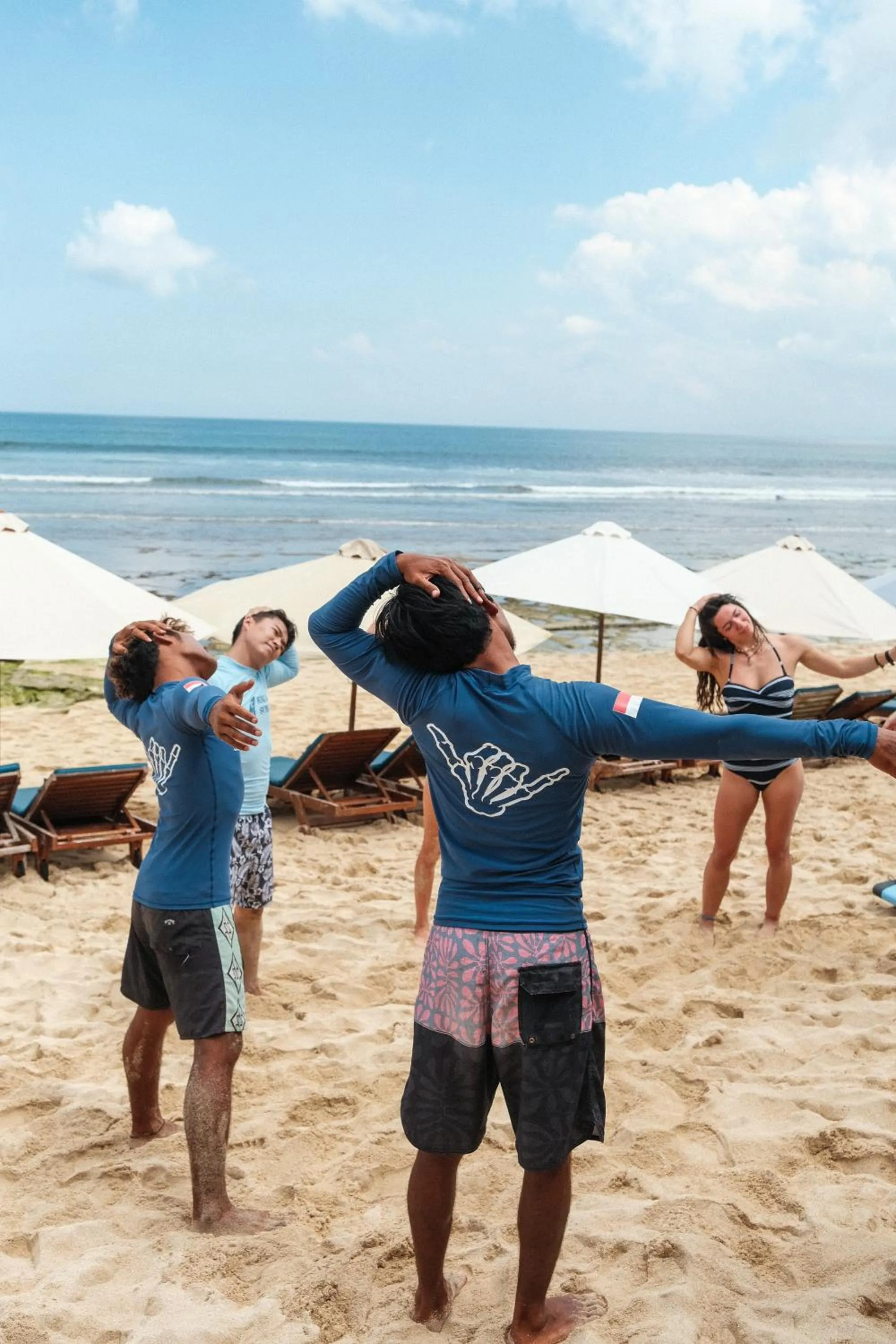 People in Kala Surf Camp
