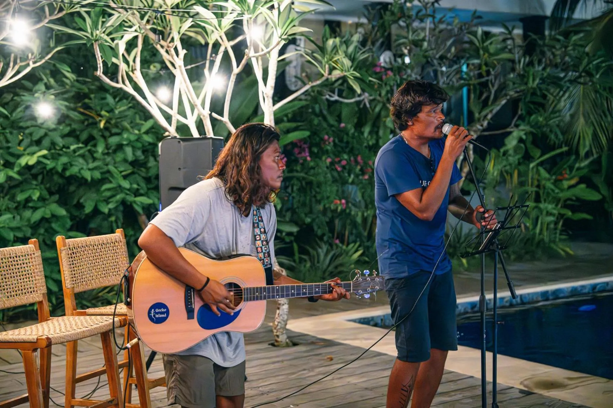 Evening entertainment in Kala Surf Camp