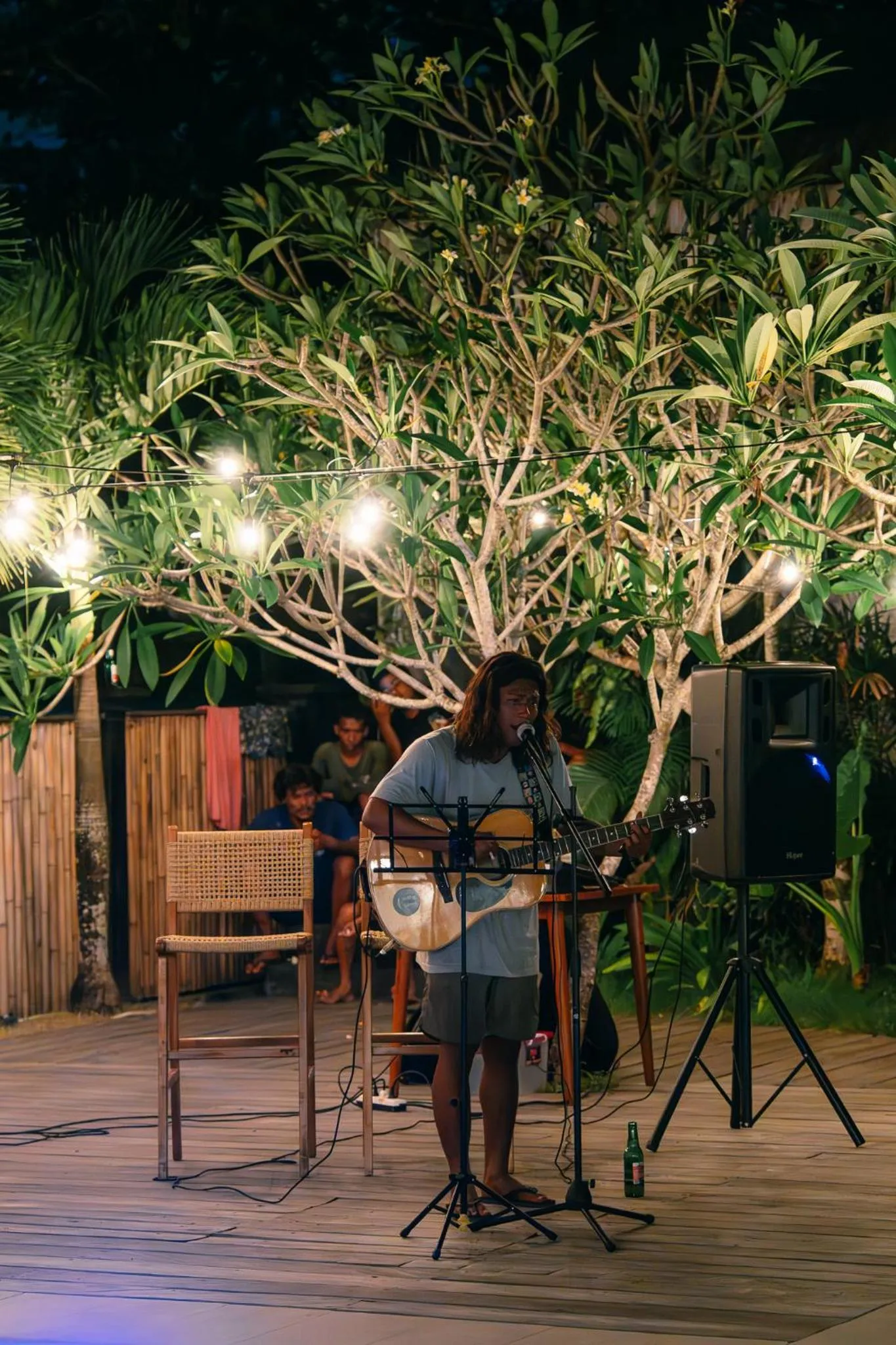 Evening entertainment in Kala Surf Camp