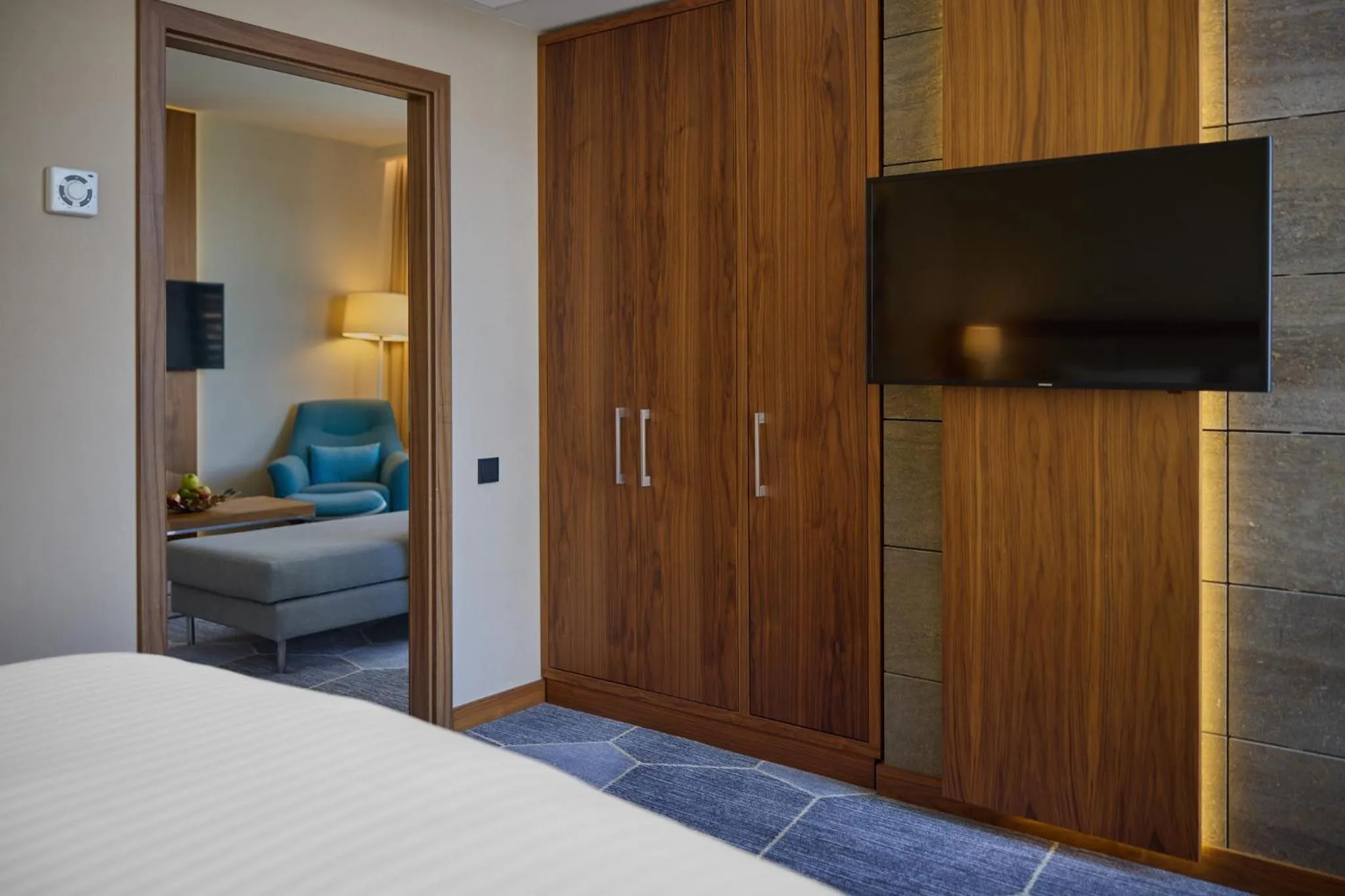 Bedroom, Bed in Crowne Plaza Maastricht by IHG