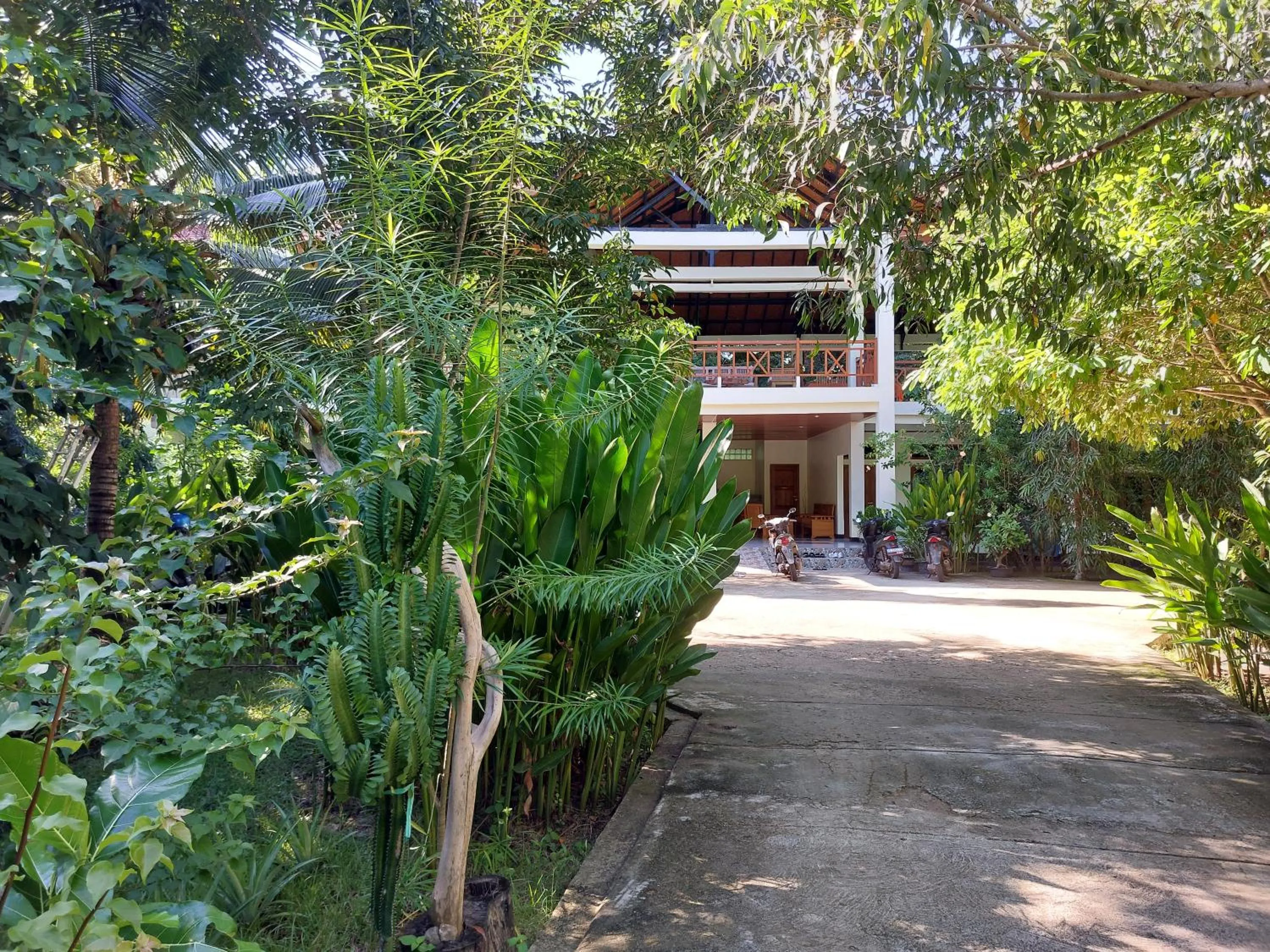 Garden in Hôtel La Belle Etoile