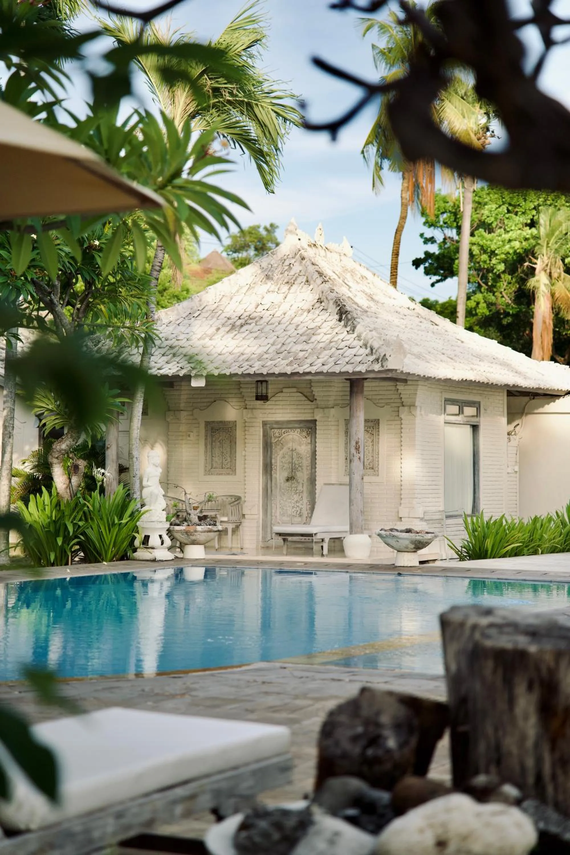 Pool view in Dhauteya Villa