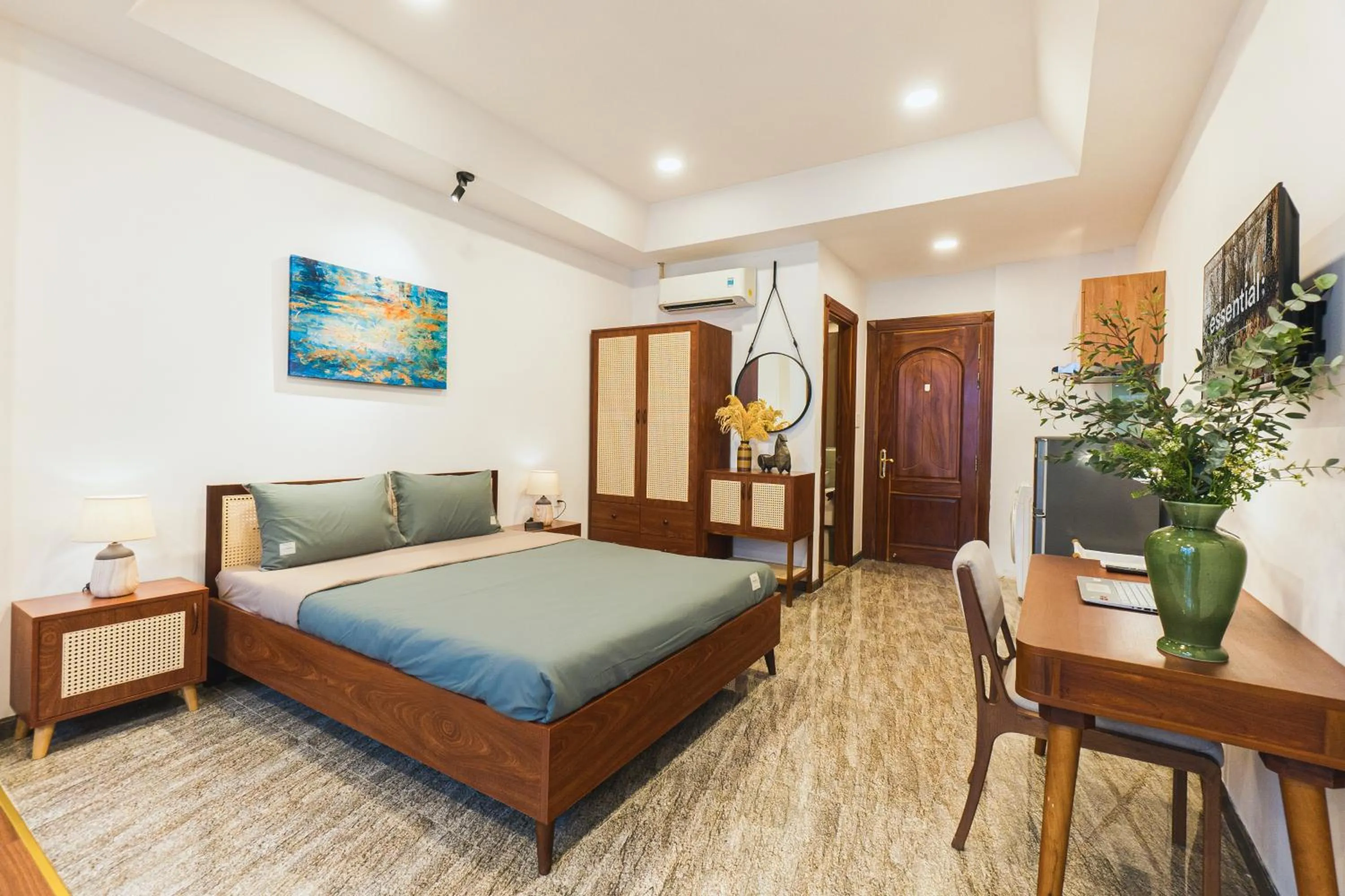 Bedroom, Bed in Nexus House Cay Diep - Near Independence Palace