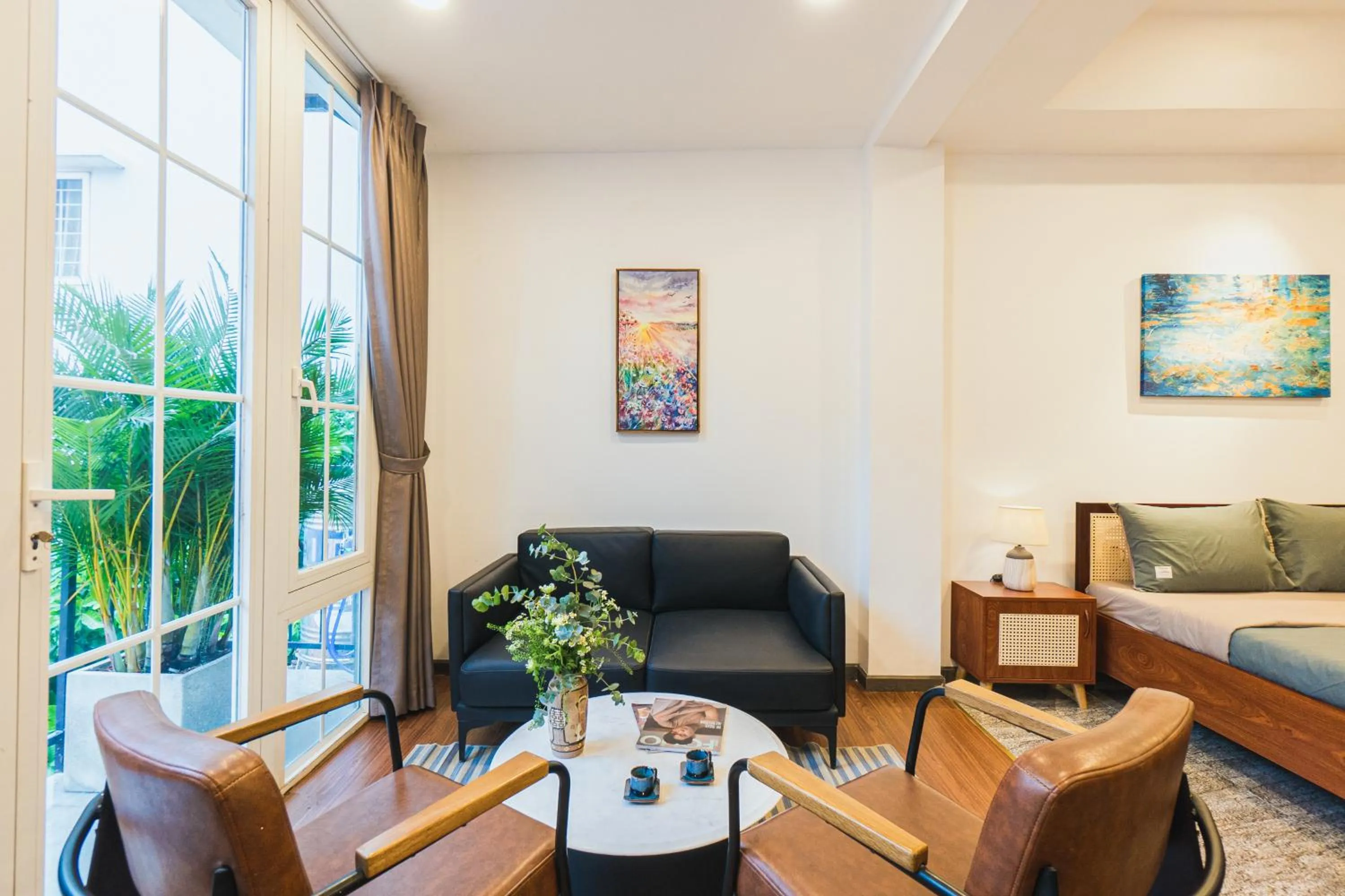 Seating area in Nexus House Cay Diep - Near Independence Palace