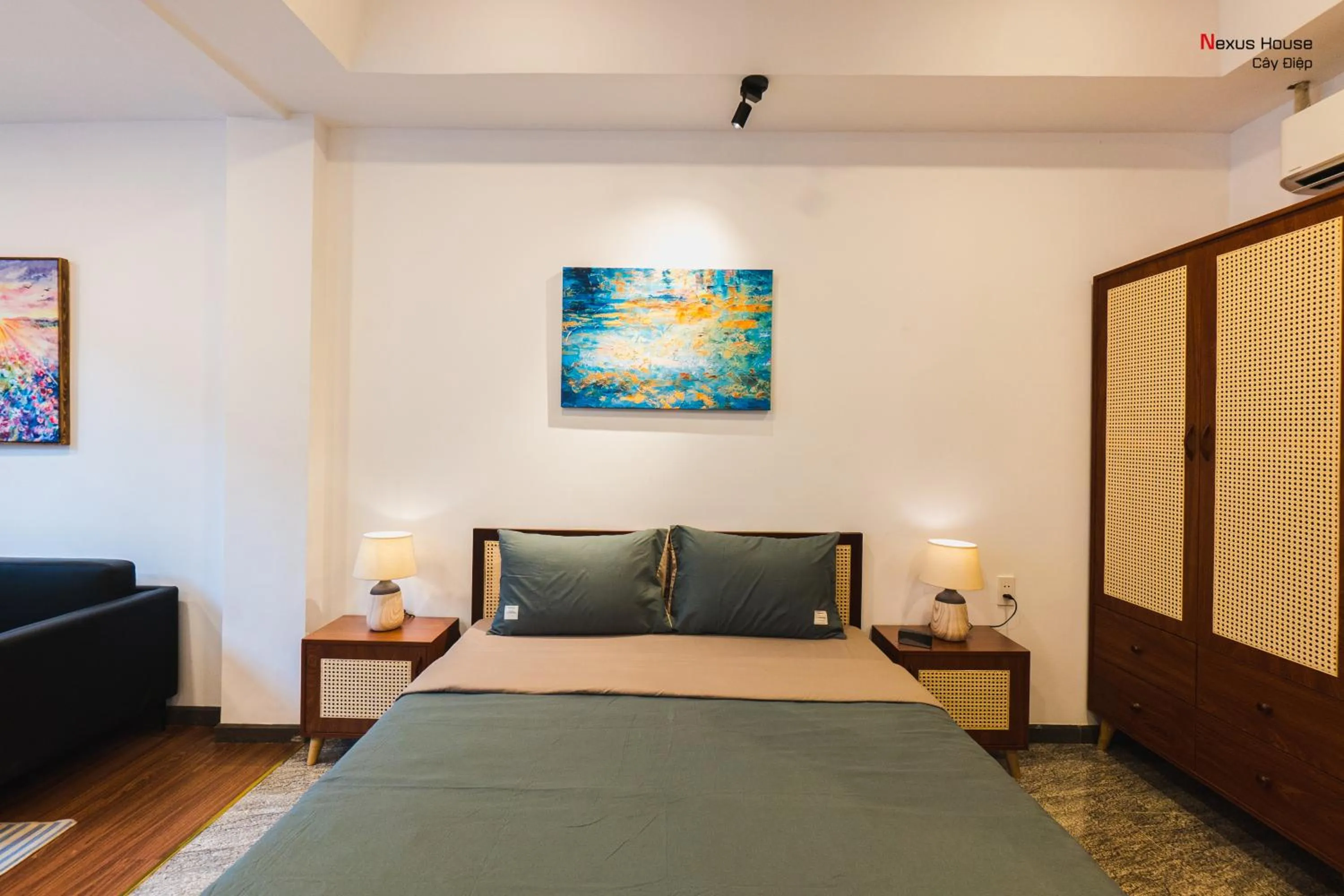 Photo of the whole room, Bed in Nexus House Cay Diep - Near Independence Palace