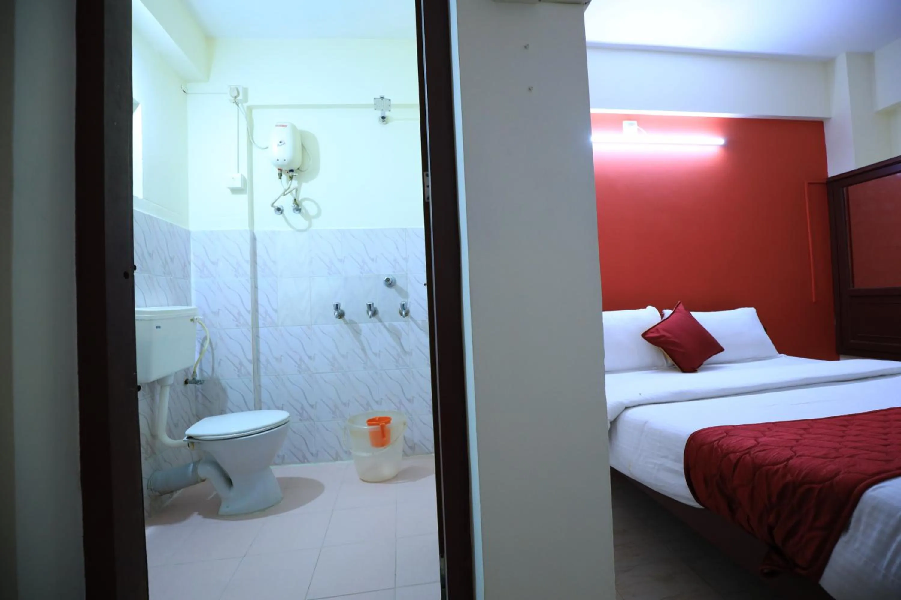 Bed in Hotel Gamas Inn