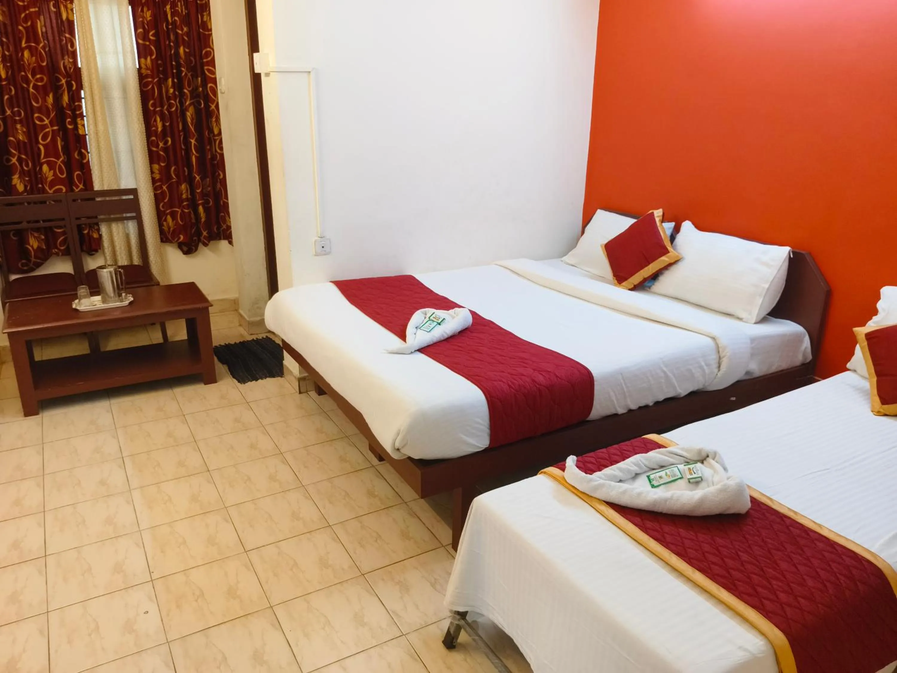 Bed in Hotel Gamas Inn