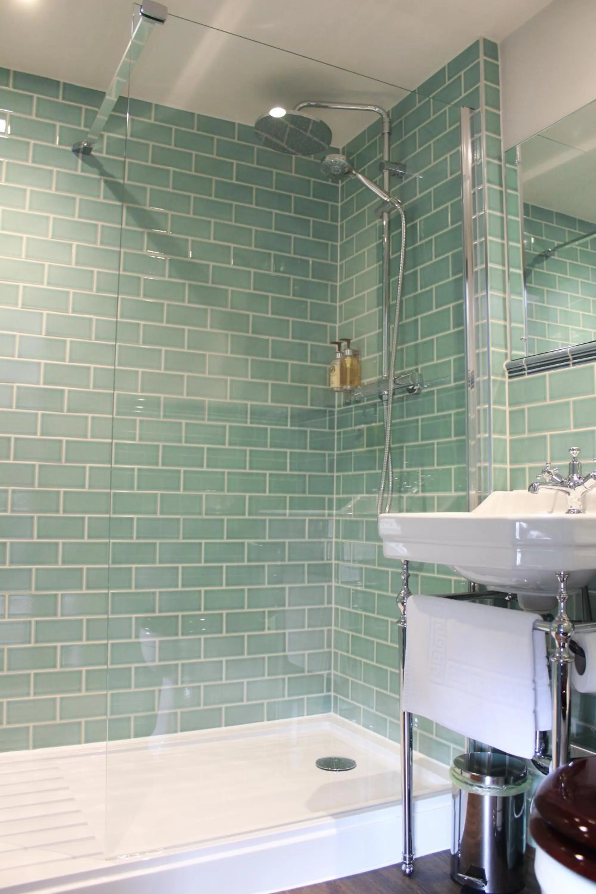Shower in The George Inn St Mary Bourne