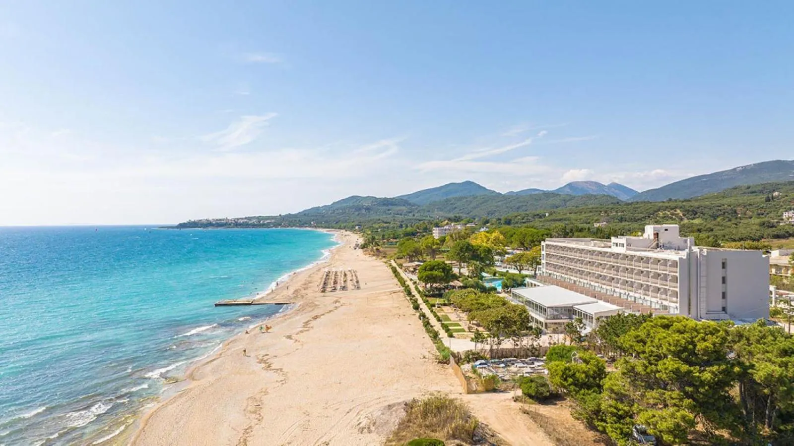 Property building in Ninos Grand Beach Resort