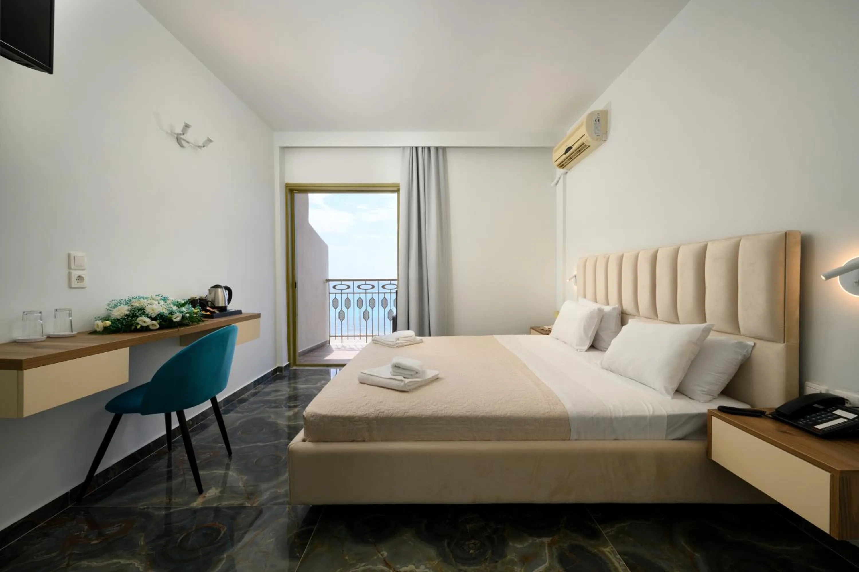 Bedroom, Bed in Ninos Grand Beach Resort