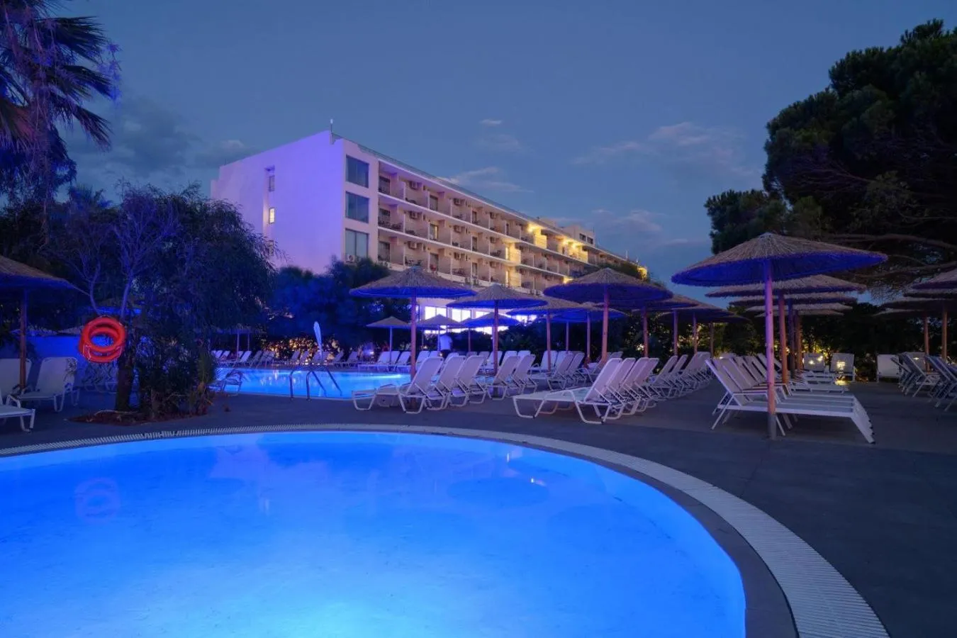 Pool view in Ninos Grand Beach Resort