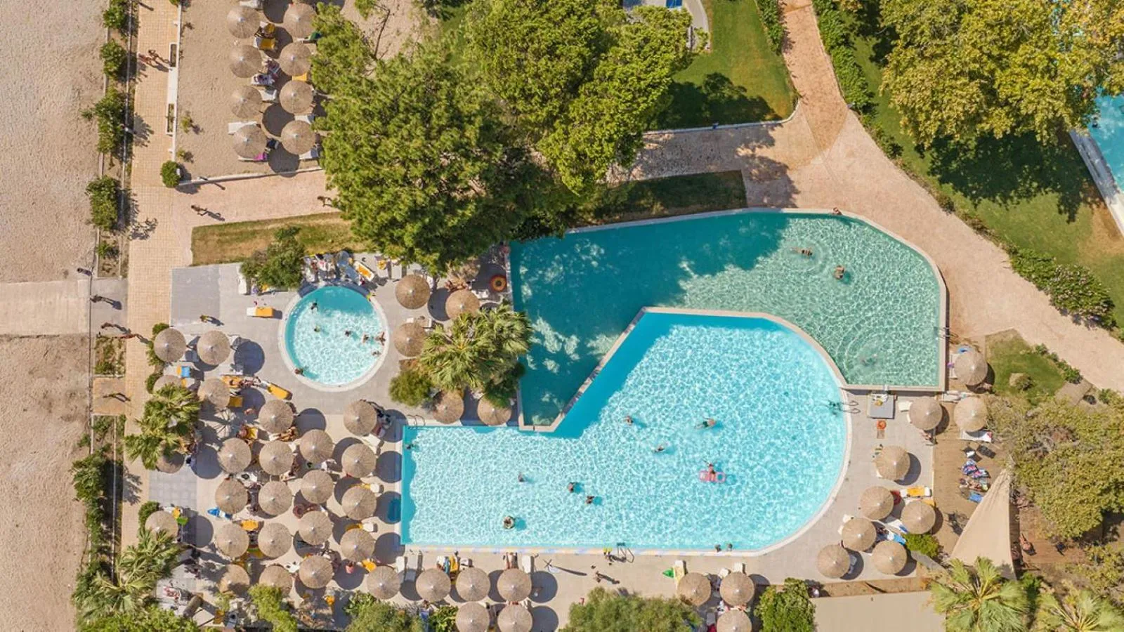 Property building in Ninos Grand Beach Resort