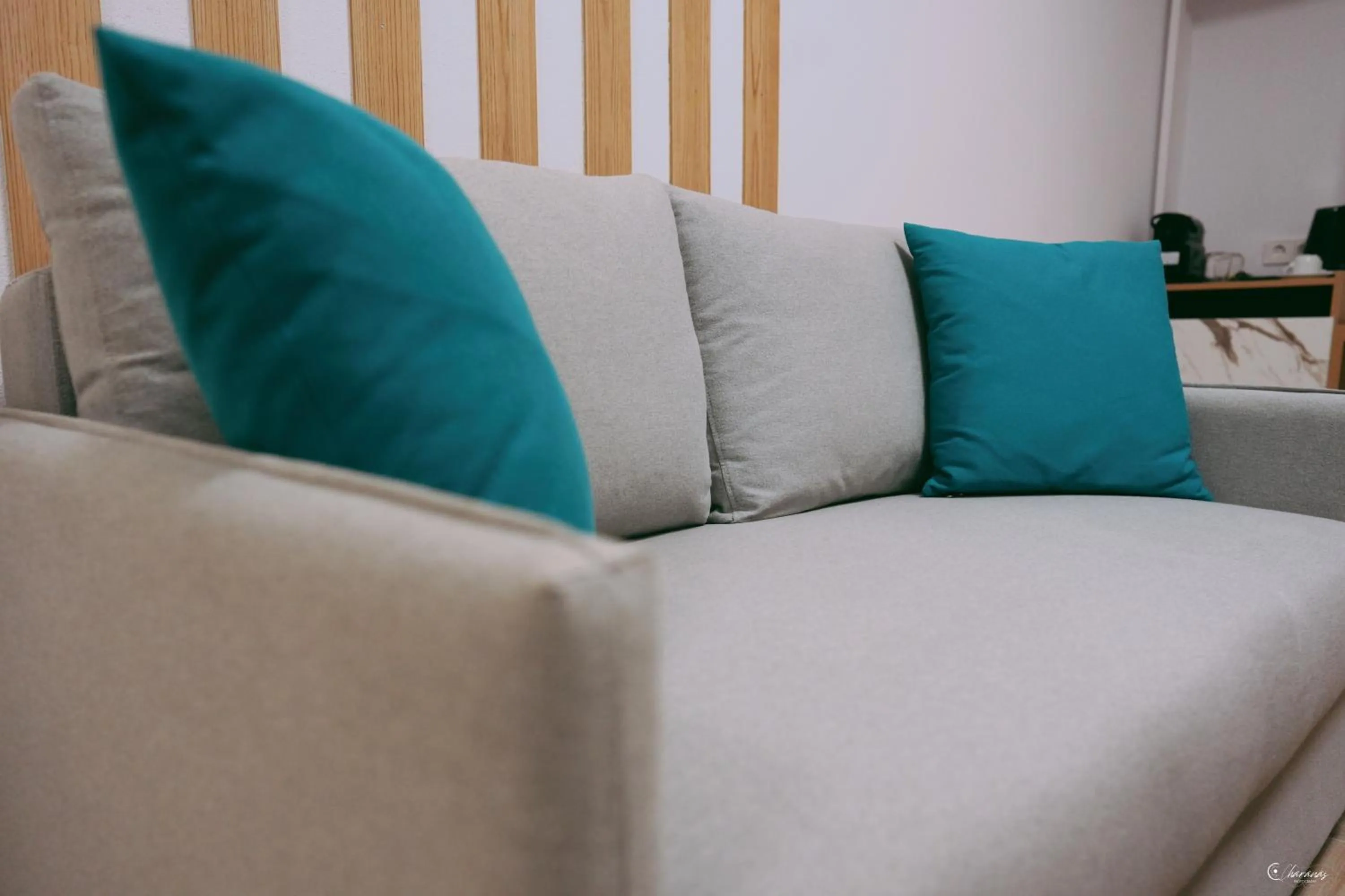 Living room in Electra Suites