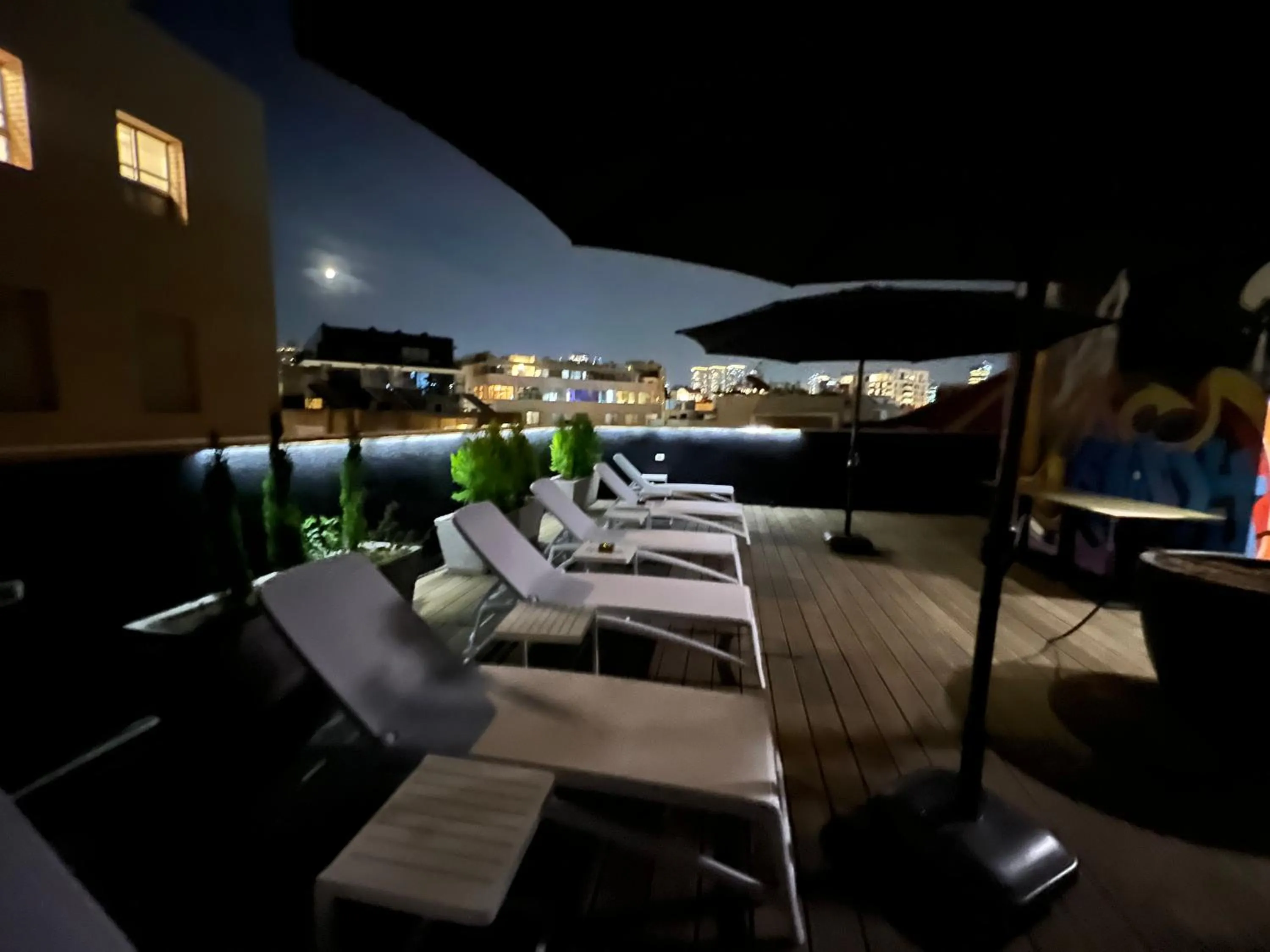 Balcony/Terrace in Beer Garden Hotel