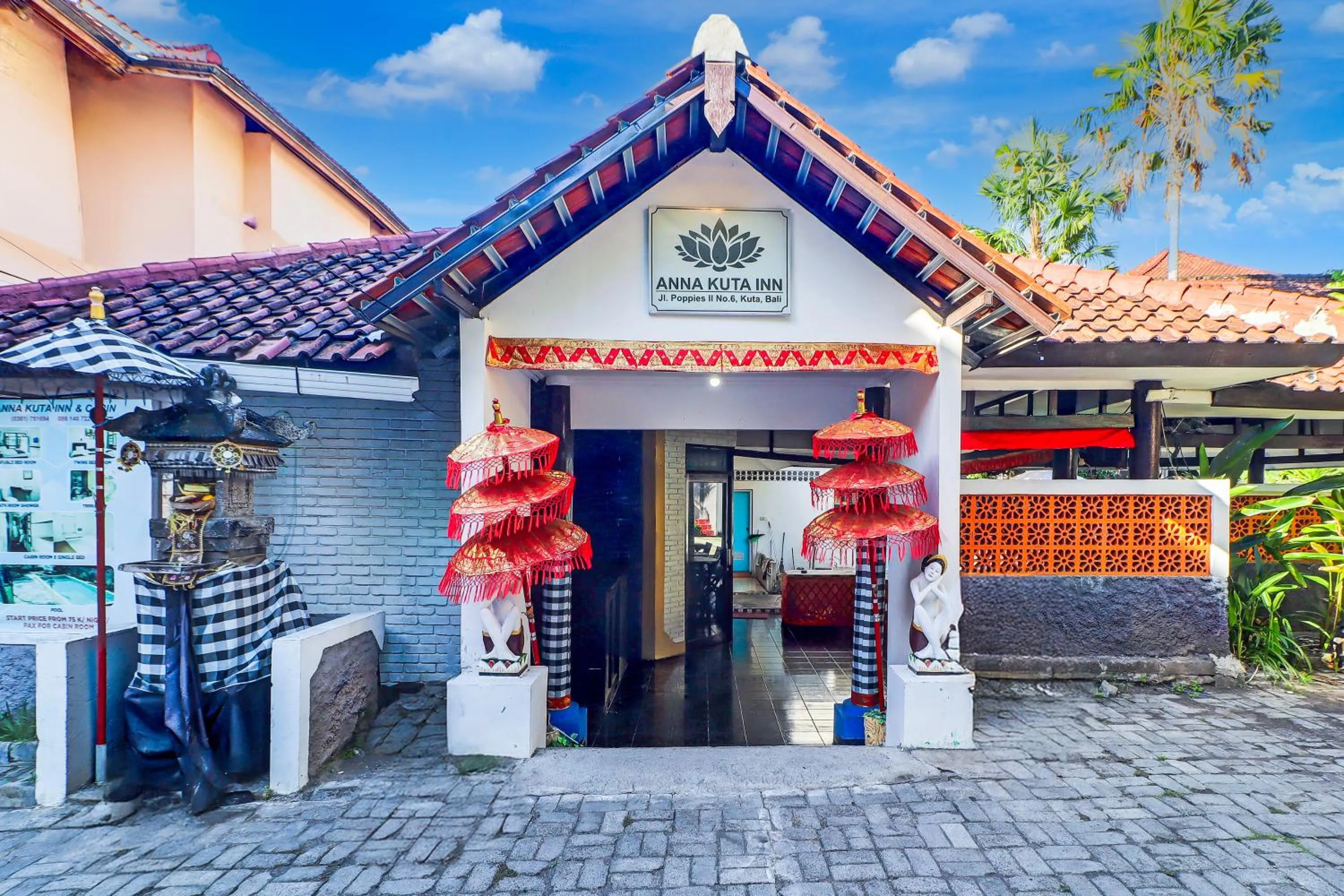 Facade/entrance in Collection O Legian Near Bimc Hospital Nusa Uda Formerly Anna Kuta Inn