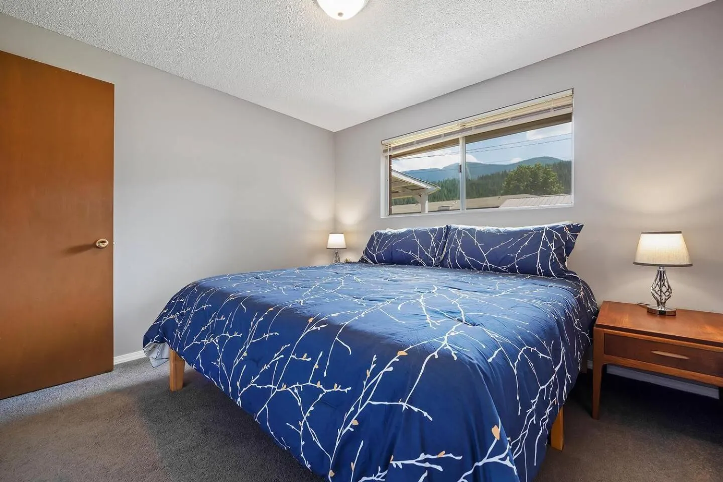 Bed in The Brick House, Kellogg ID