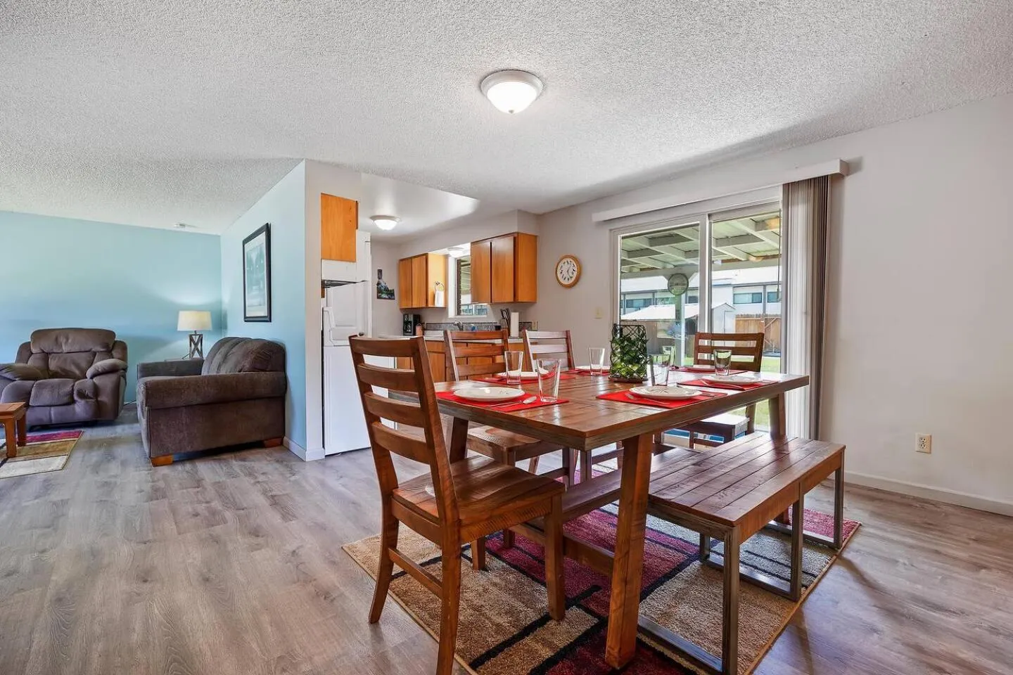 Dining area in The Brick House, Kellogg ID