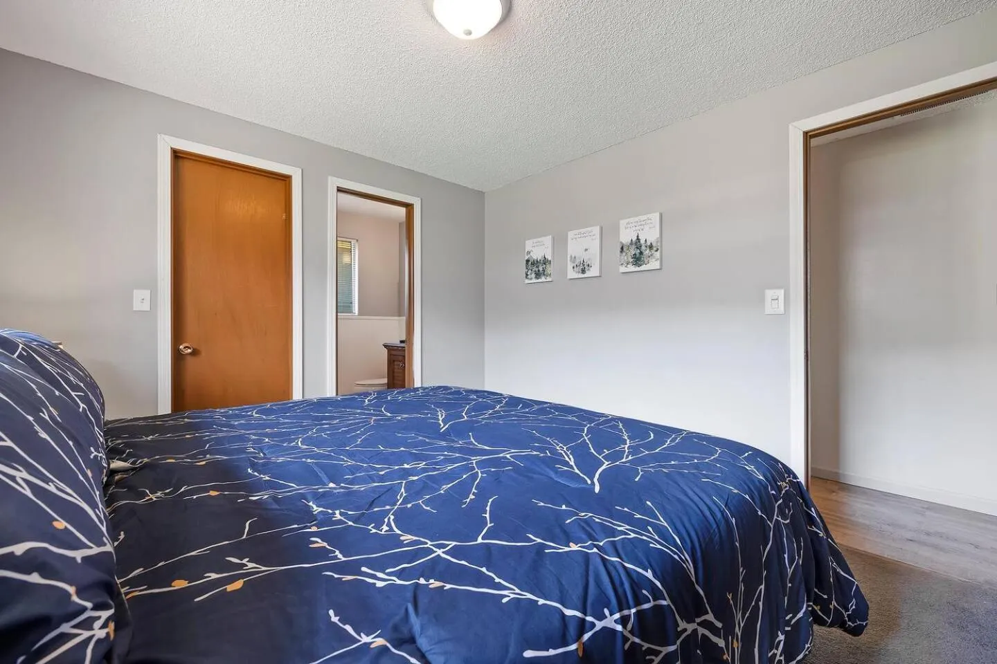 Bed in The Brick House, Kellogg ID