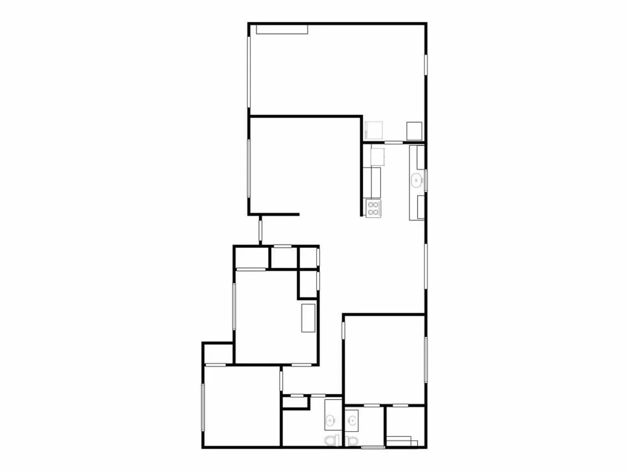 Floor plan in The Brick House, Kellogg ID