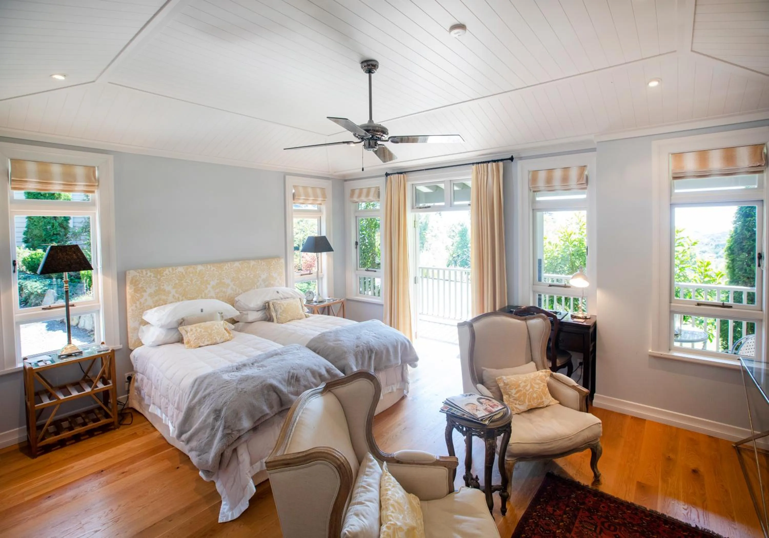 Bed in Pihopa Retreat