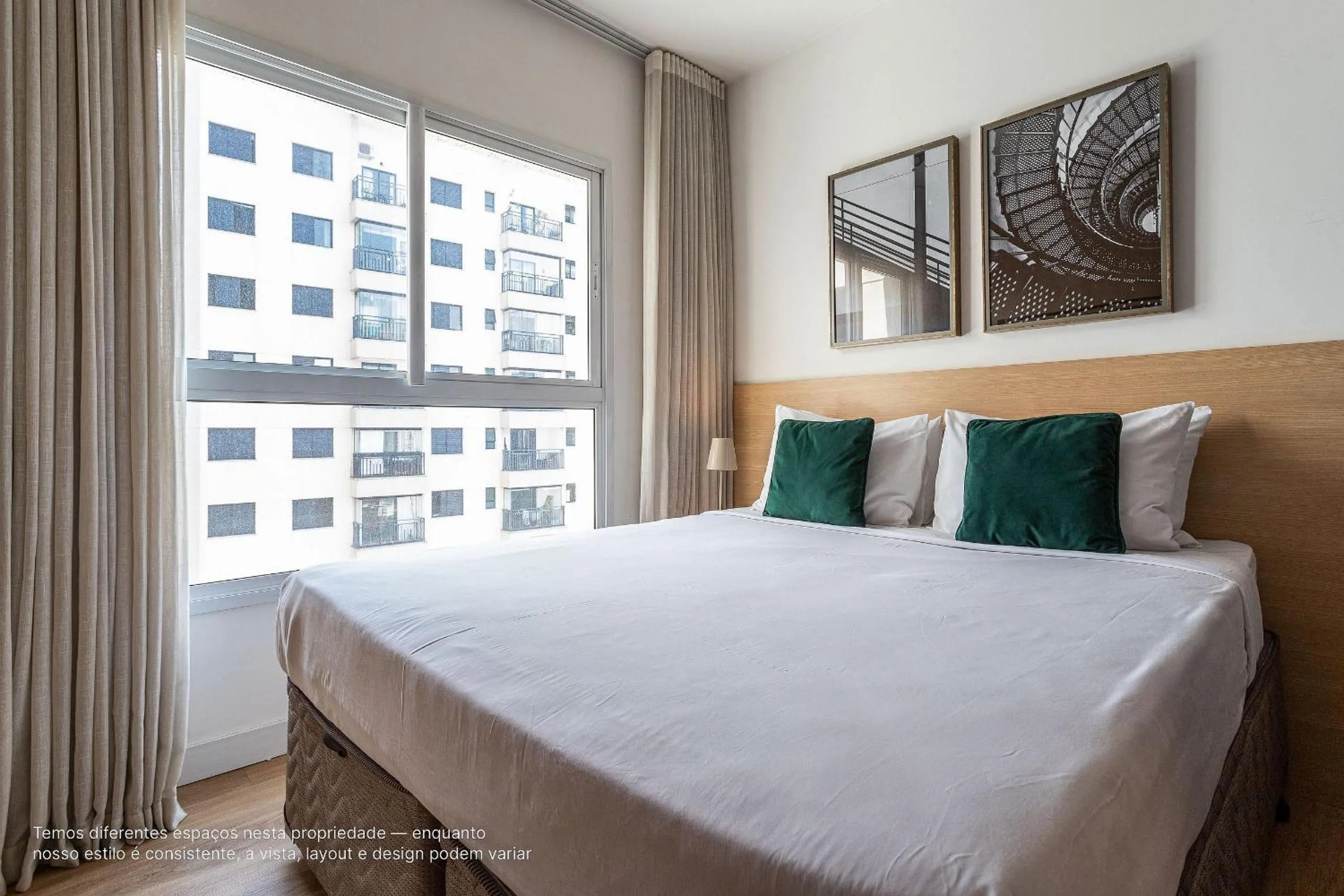 Bed in Homelike by Viva - Apartamentos completos em Pinheiros a uma quadra da Faria Lima