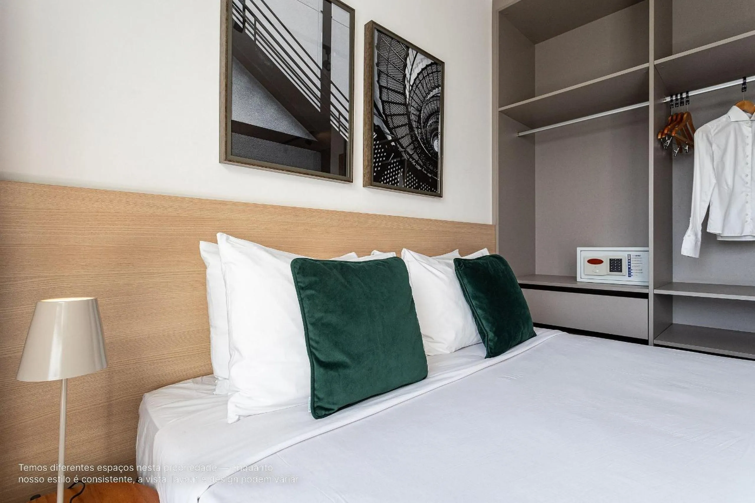 Bed in Homelike by Viva - Apartamentos completos em Pinheiros a uma quadra da Faria Lima