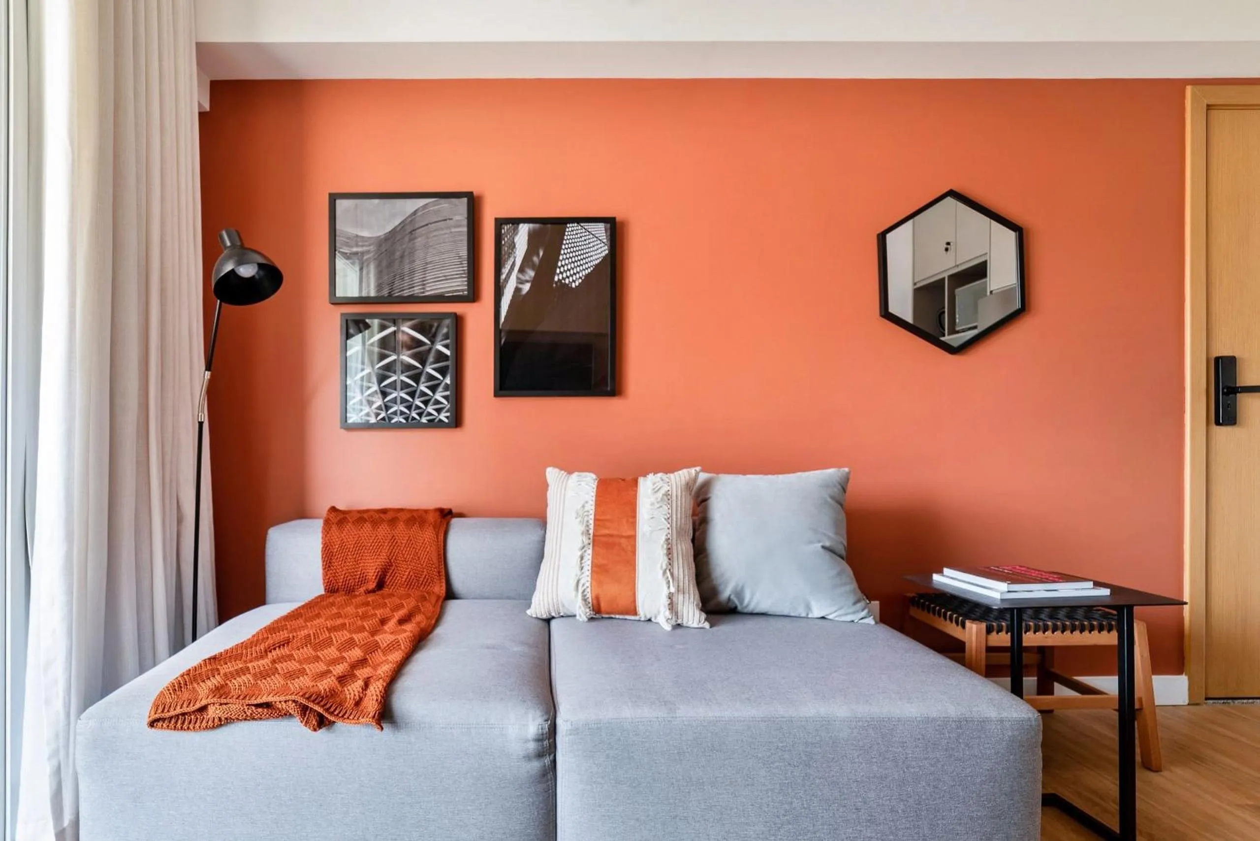 Bed in Homelike by Viva - Apartamentos completos em Pinheiros a uma quadra da Faria Lima