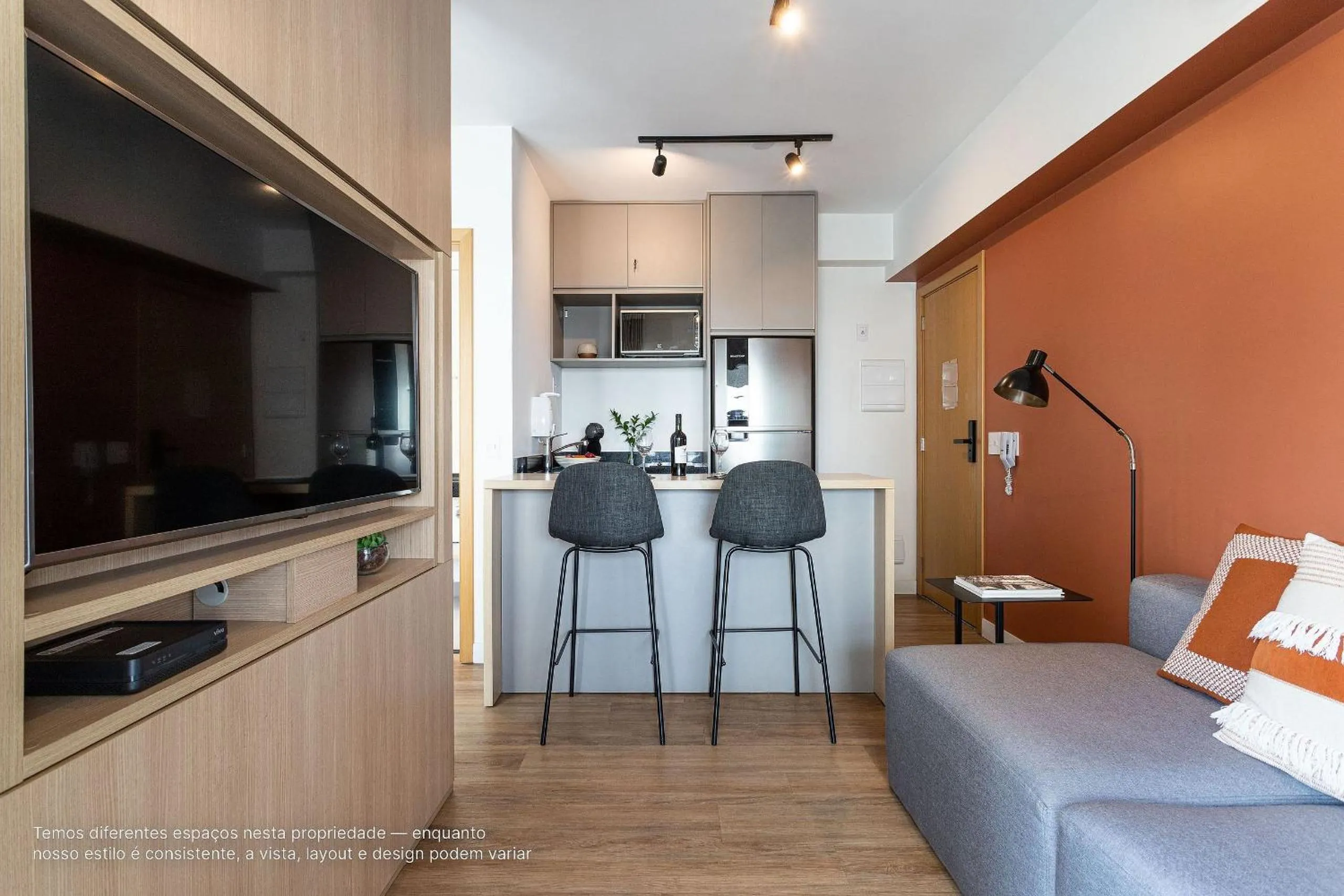 Kitchen or kitchenette in Homelike by Viva - Apartamentos completos em Pinheiros a uma quadra da Faria Lima