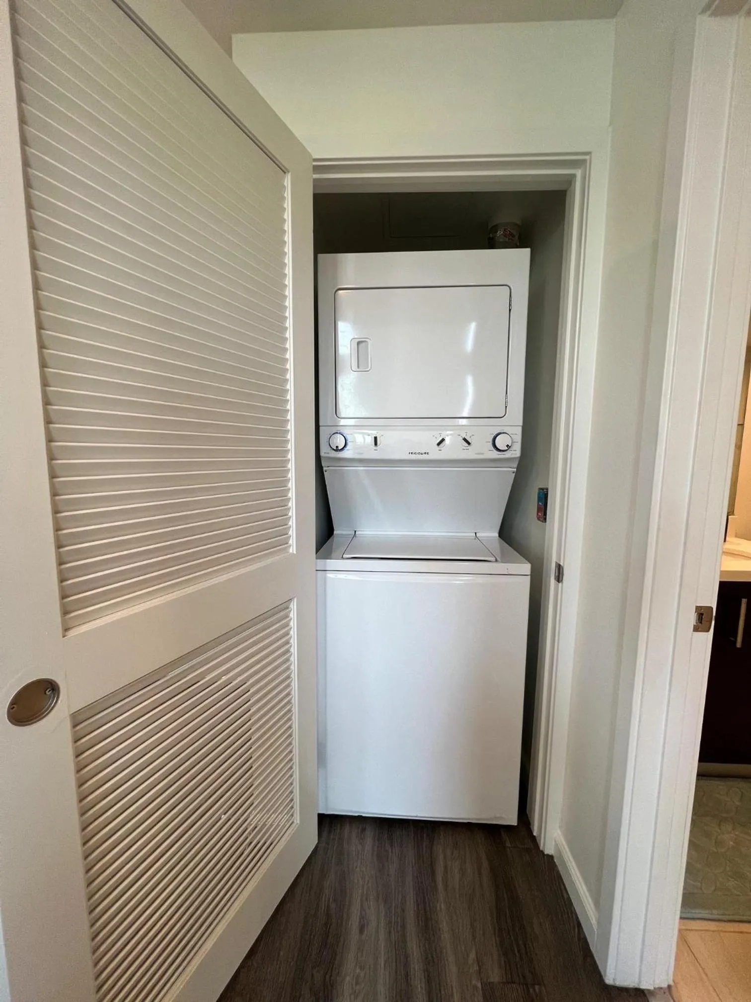 laundry in Downtown Los Angeles Skyline balcony view Modern Penthouse