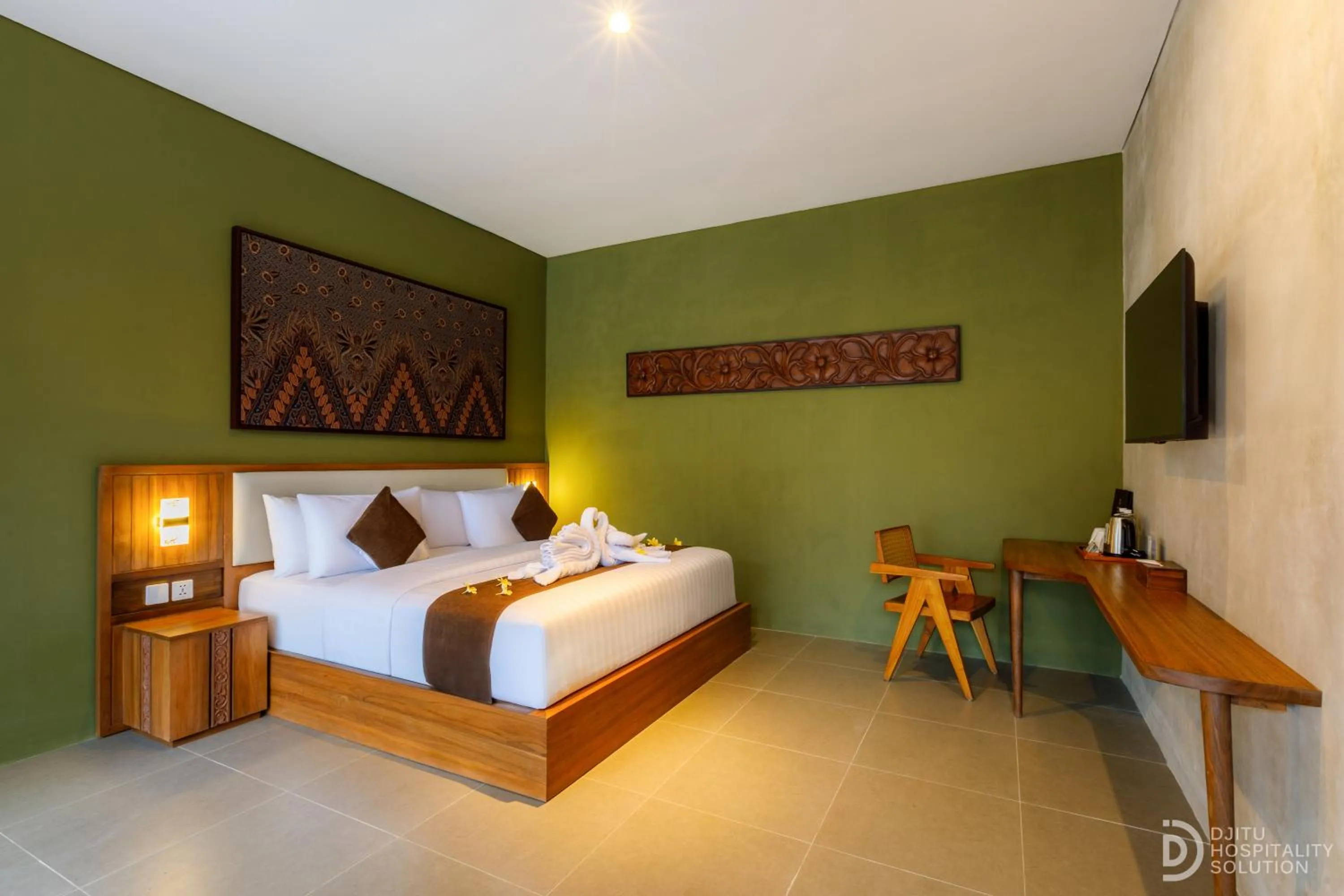 Bed in ME Villa Pererenan