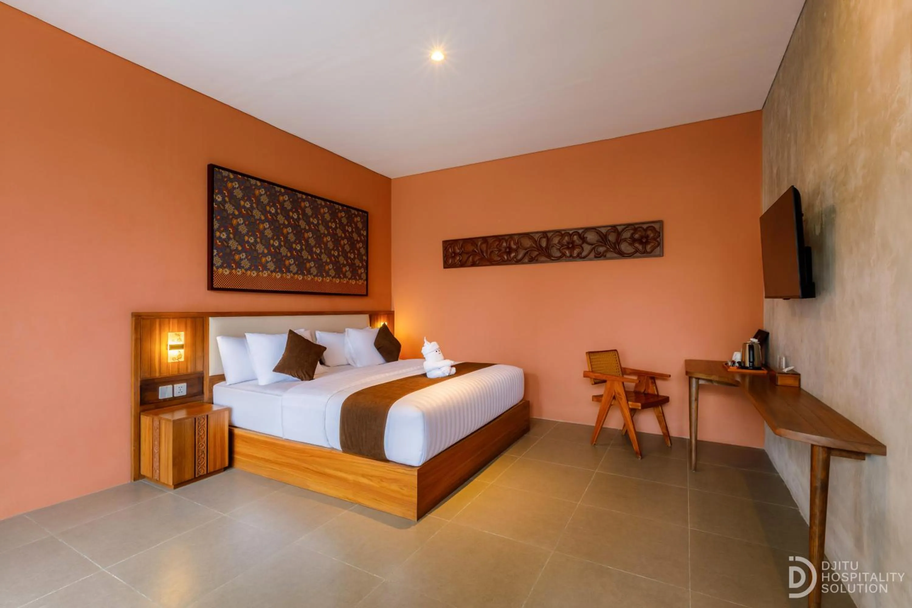 Bed in ME Villa Pererenan