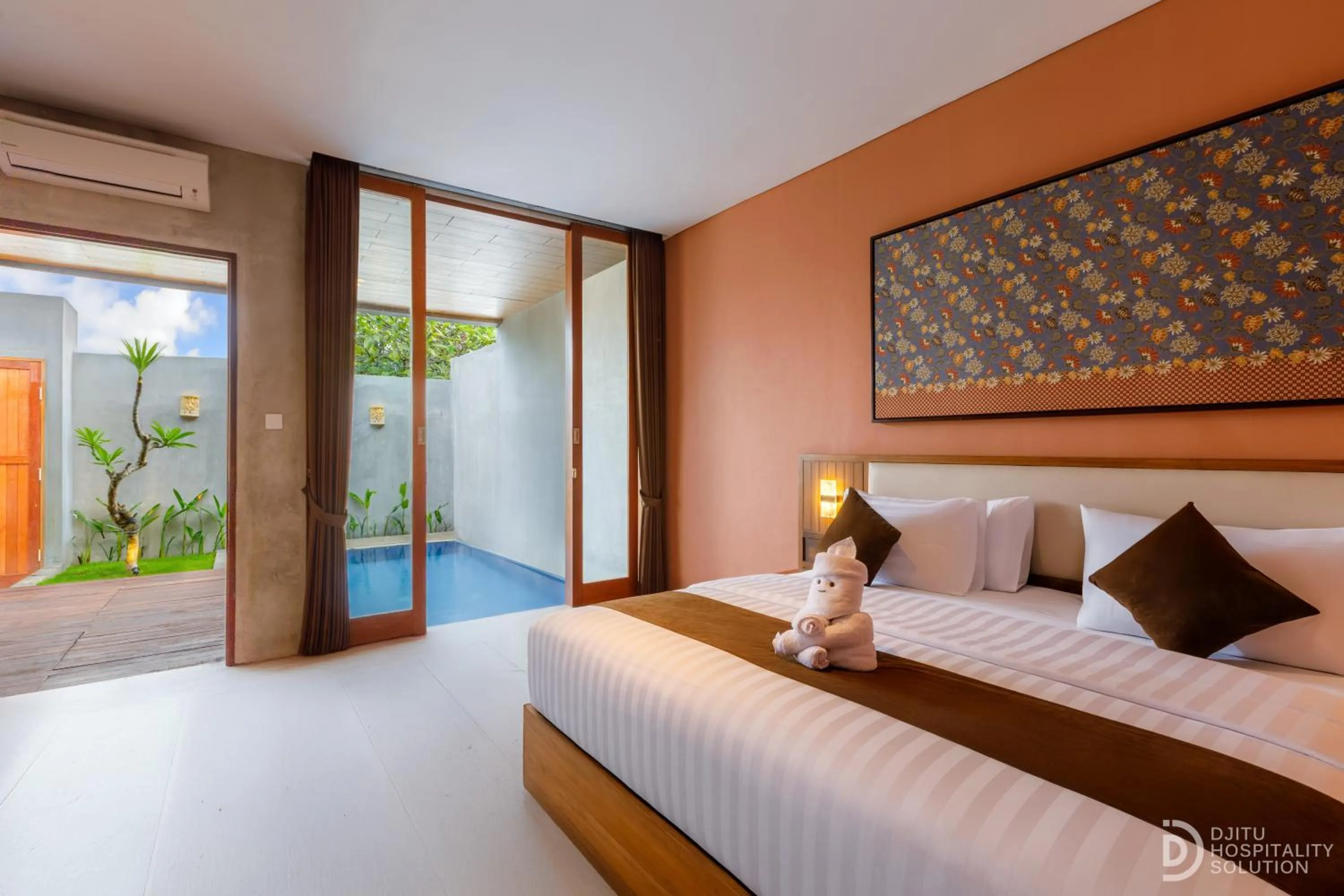 Bed in ME Villa Pererenan