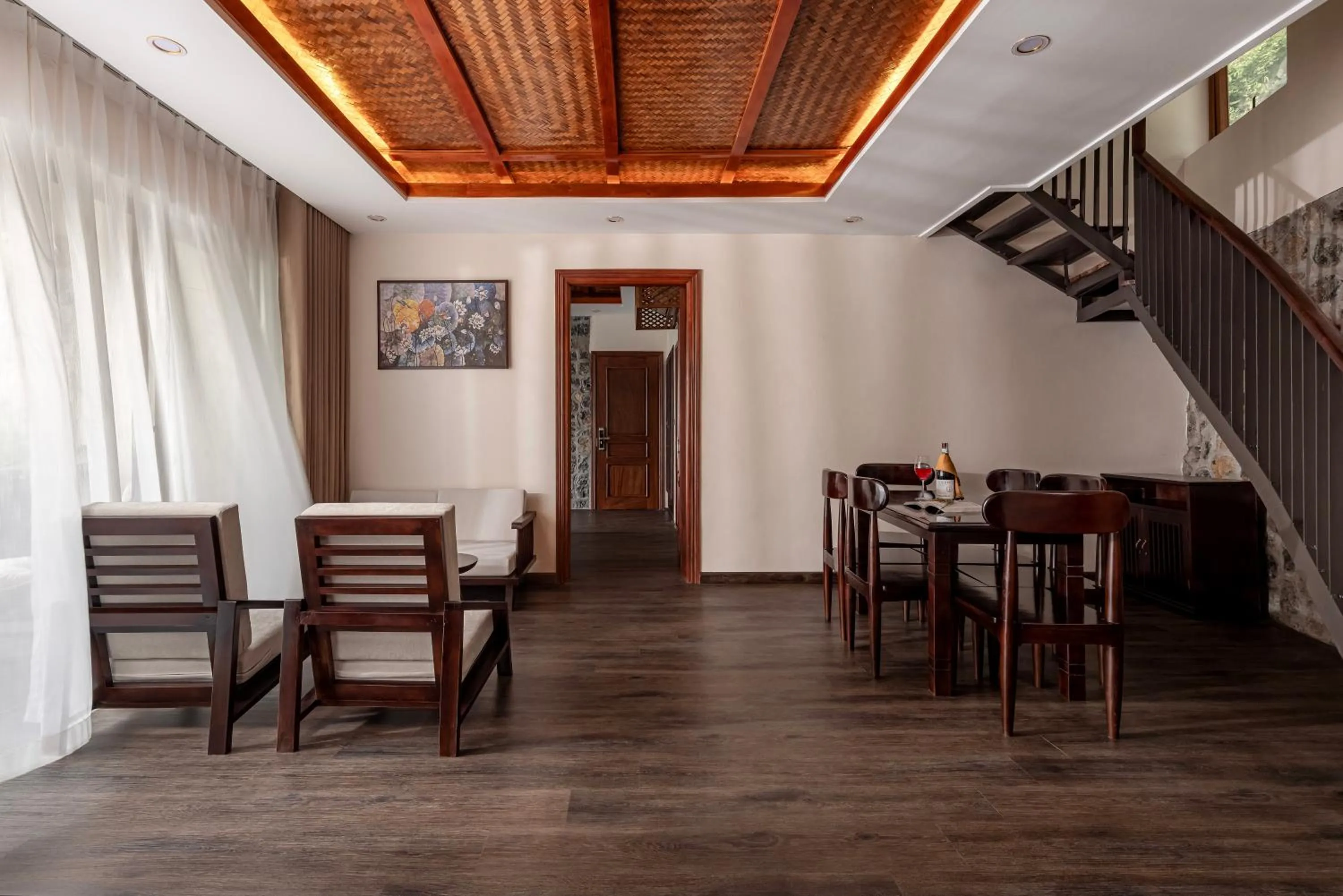 Living room in Athena Premier Resort Ninh Bình