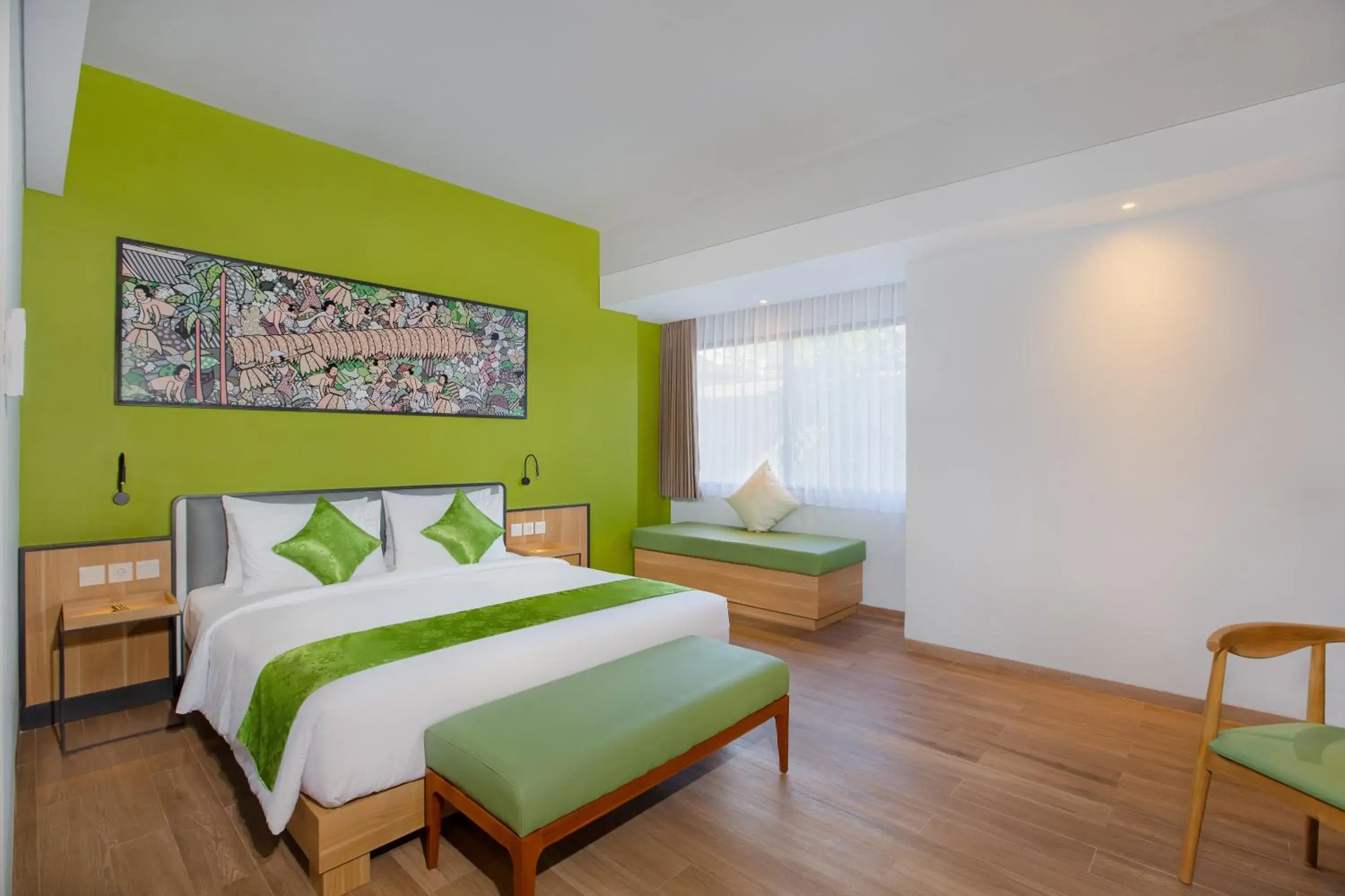 Deluxe Double Room in RV Hotel Gianyar Deluxe Double Room in RV Hotel Gianyar