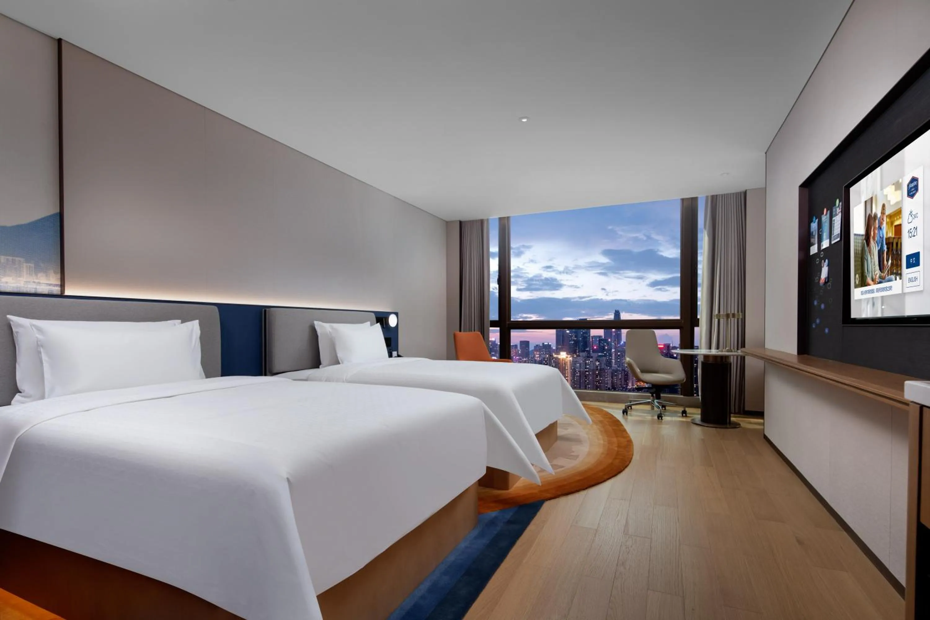 Bed in Hampton by Hilton Shenzhen Futian Port