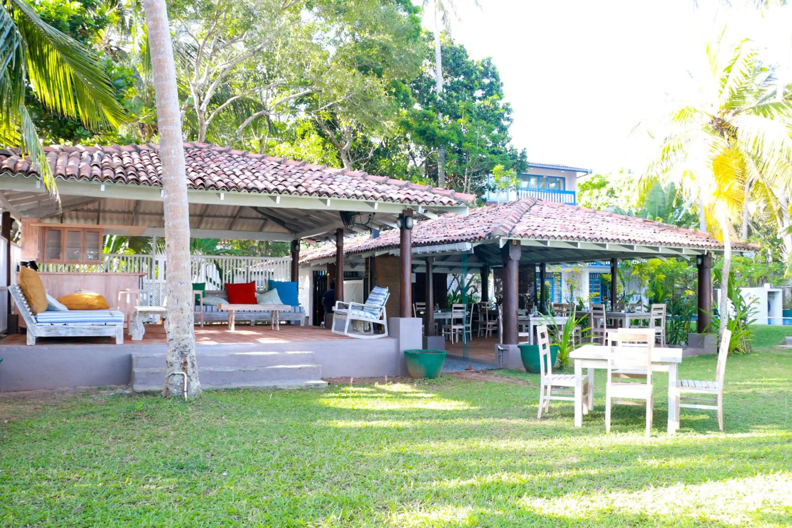 Dining area in Esperanza Beach Mawella