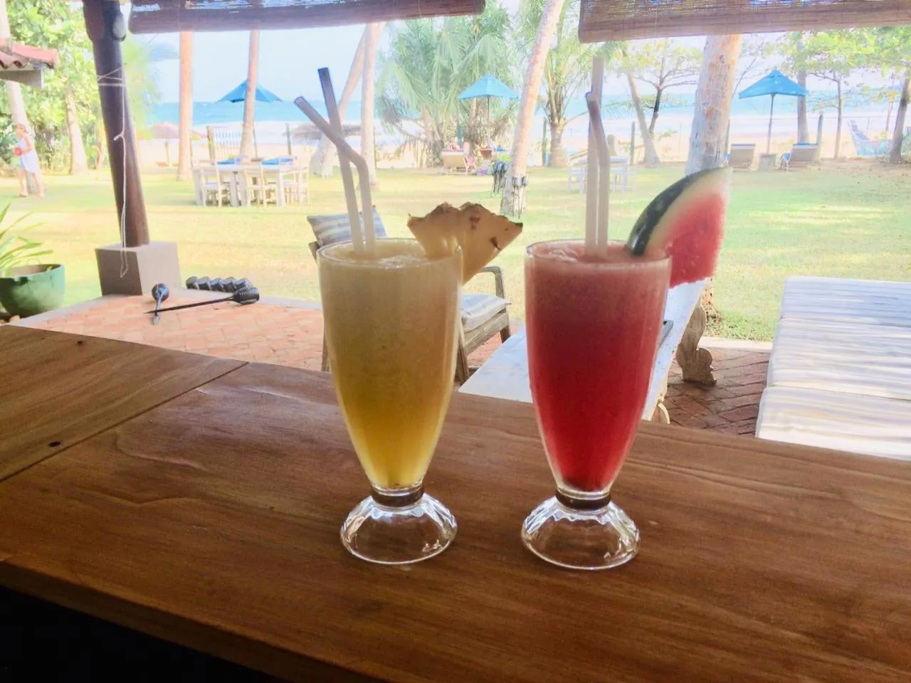 Drinks in Esperanza Beach Mawella