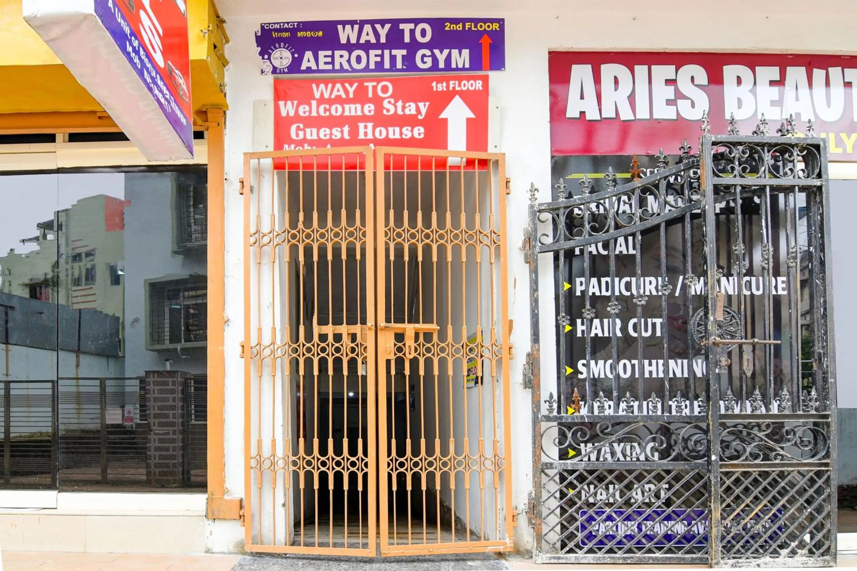 Facade/entrance in Hotel O Welcome Stay Guest House