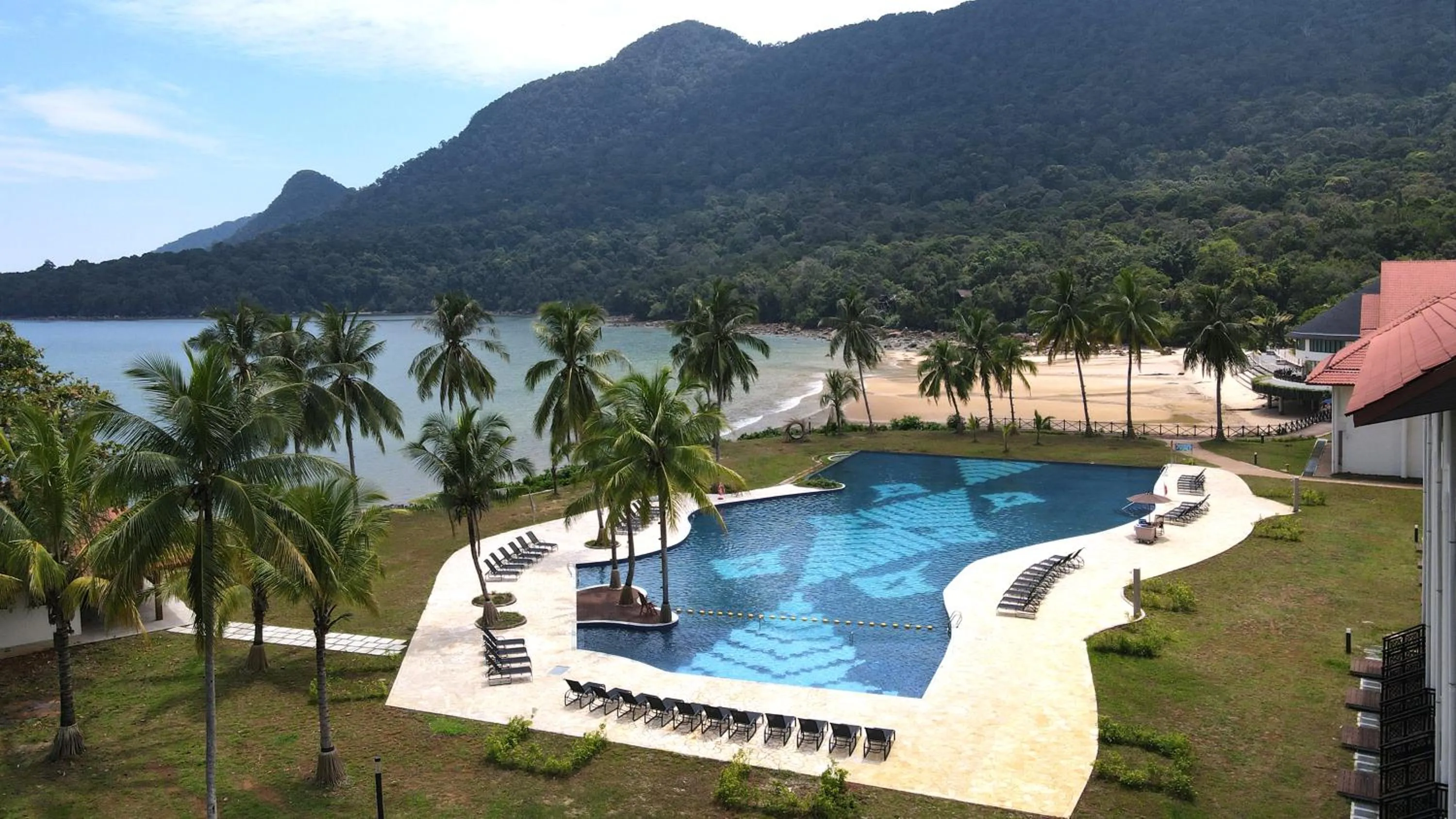 Pool view in Damai Lagoon Resort