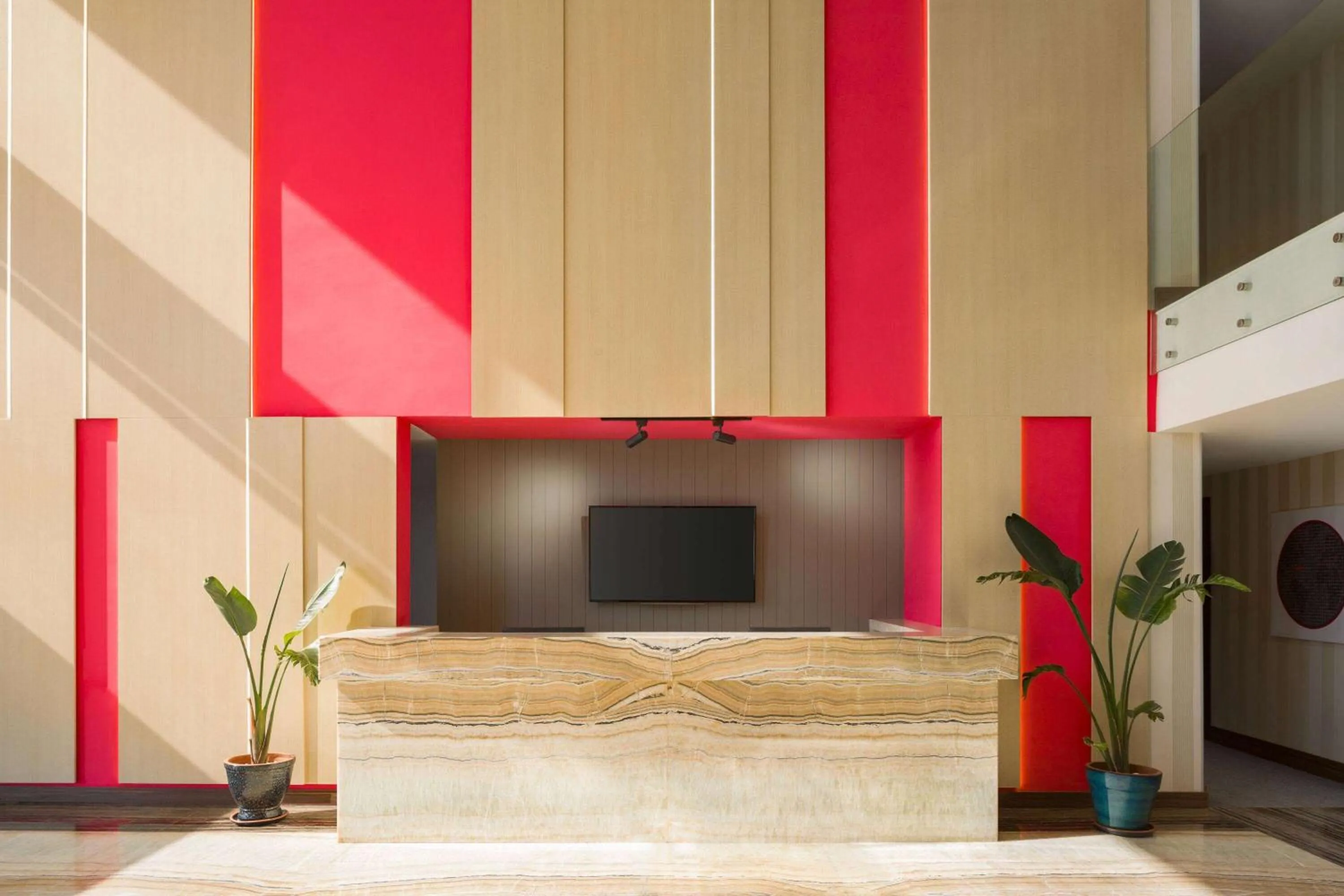 Lobby or reception, Bed in Ramada by Wyndham Cesme