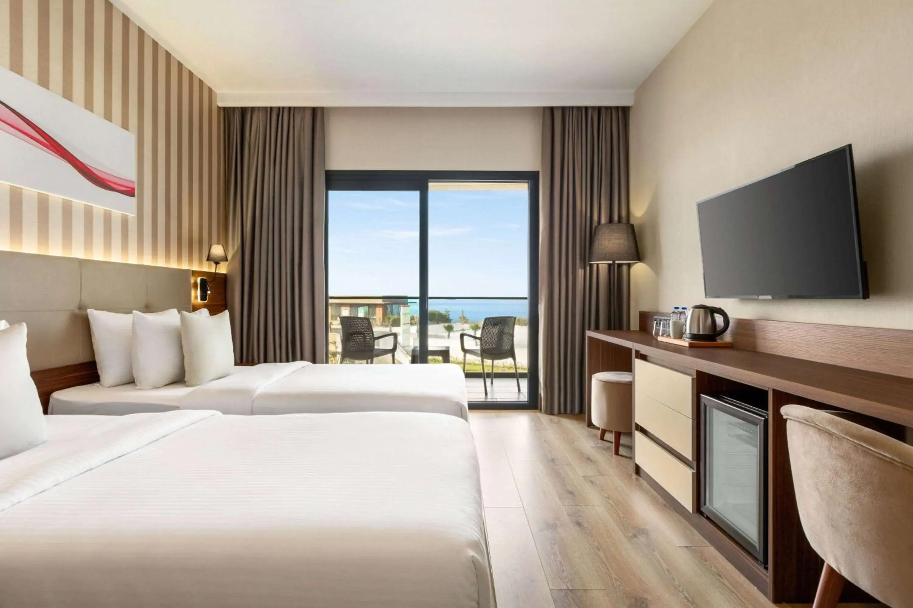 Standard Single Room with Garden and Sea View - Non-Smoking in Ramada by Wyndham Cesme Standard Single Room with Garden and Sea View - Non-Smoking in Ramada by Wyndham Cesme