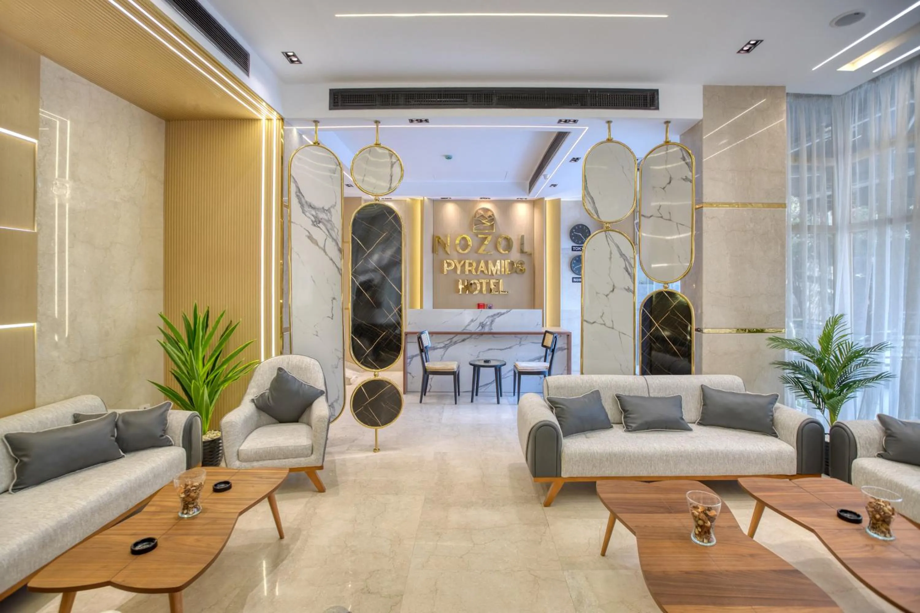 Seating area in Nozol Pyramids Hotel and Spa