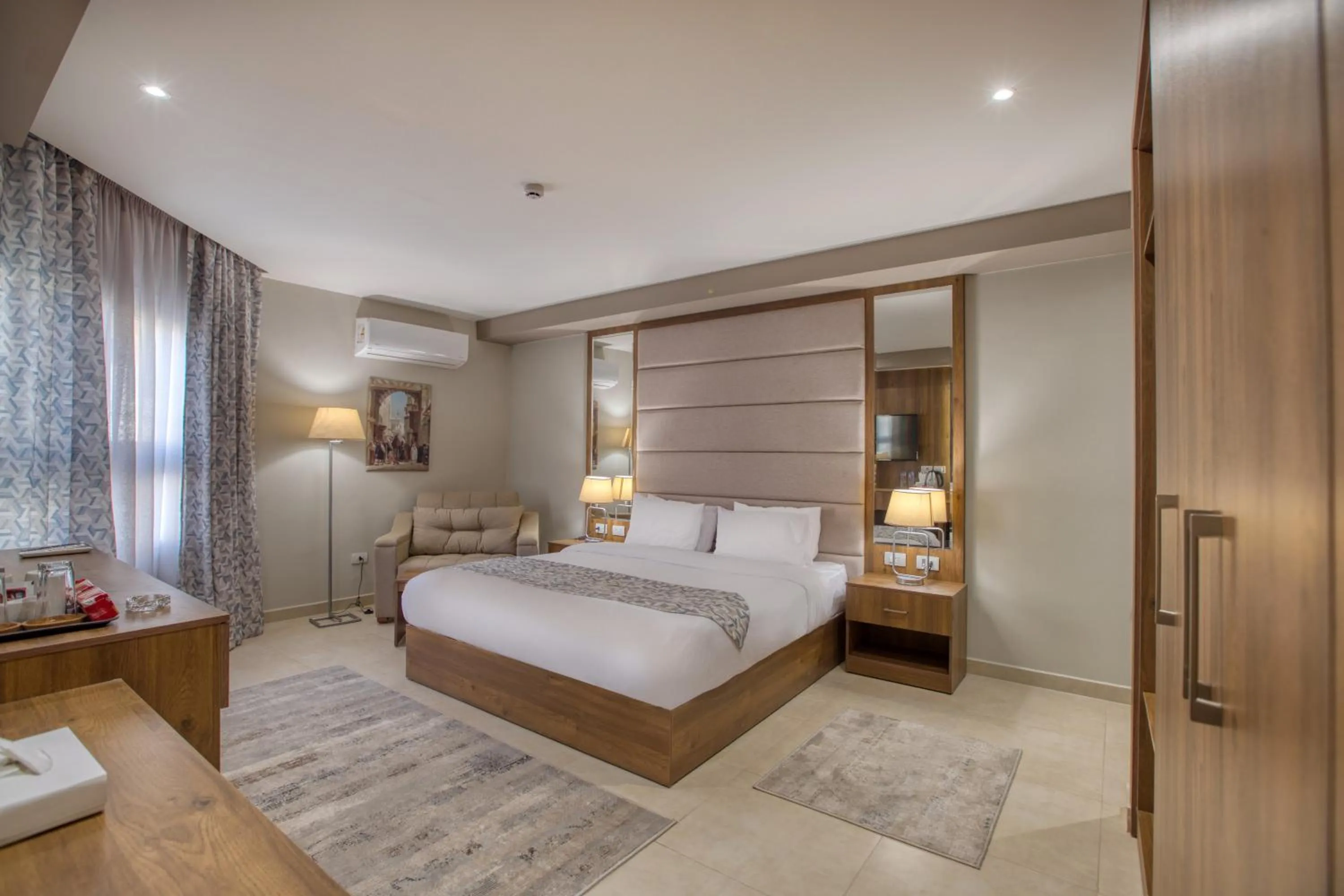 Photo of the whole room, Bed in Nozol Pyramids Hotel and Spa