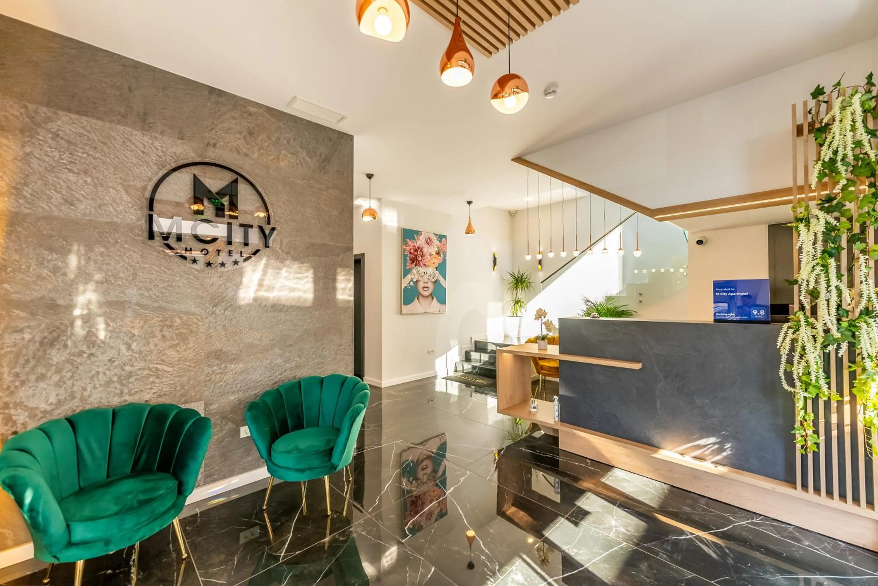 Lobby or reception in M City Aparthotel