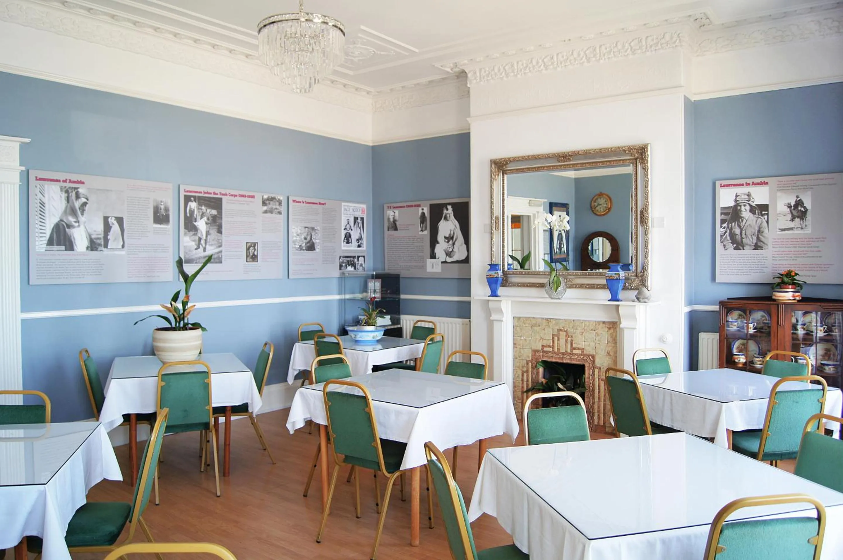 Dining area in The Lawrence of Arabia Hotel
