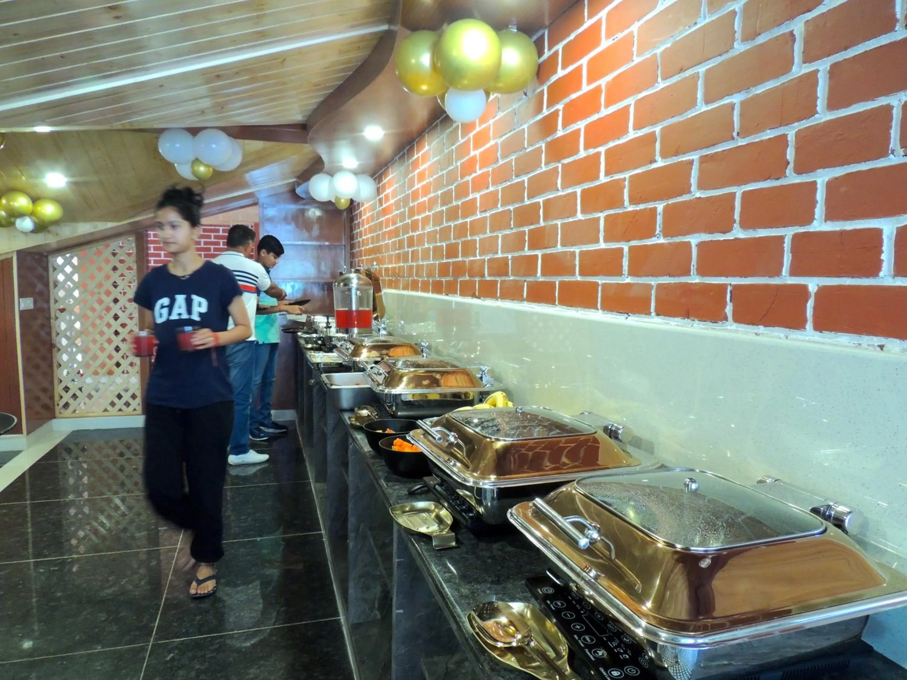 Breakfast in Hotel Wood Stock Luxury - A Boutique Property - Penthouse - Open Air Restaurant & Terrace