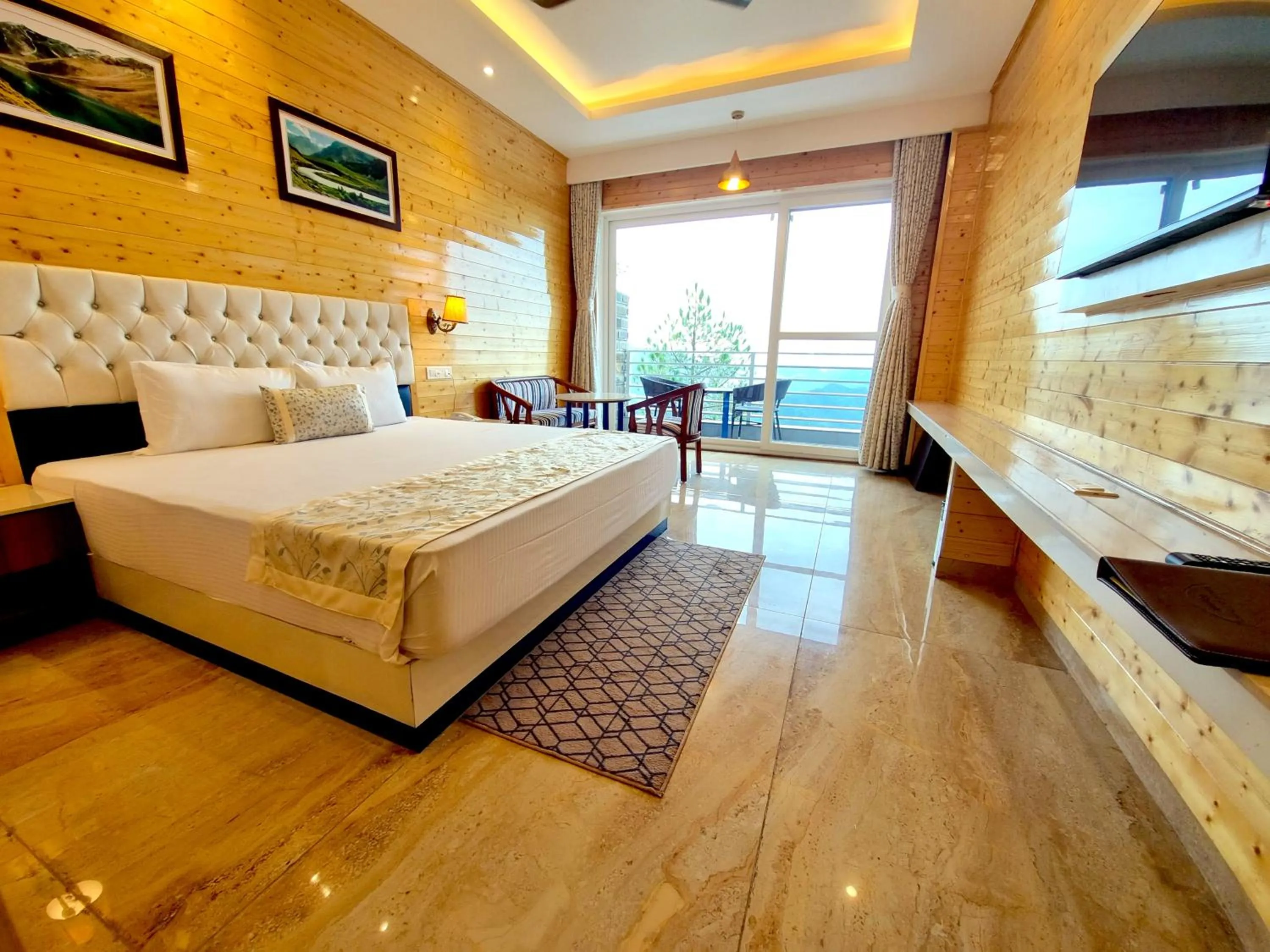 View (from property/room), Bed in Hotel Wood Stock Luxury - A Boutique Property - Penthouse - Open Air Restaurant & Terrace