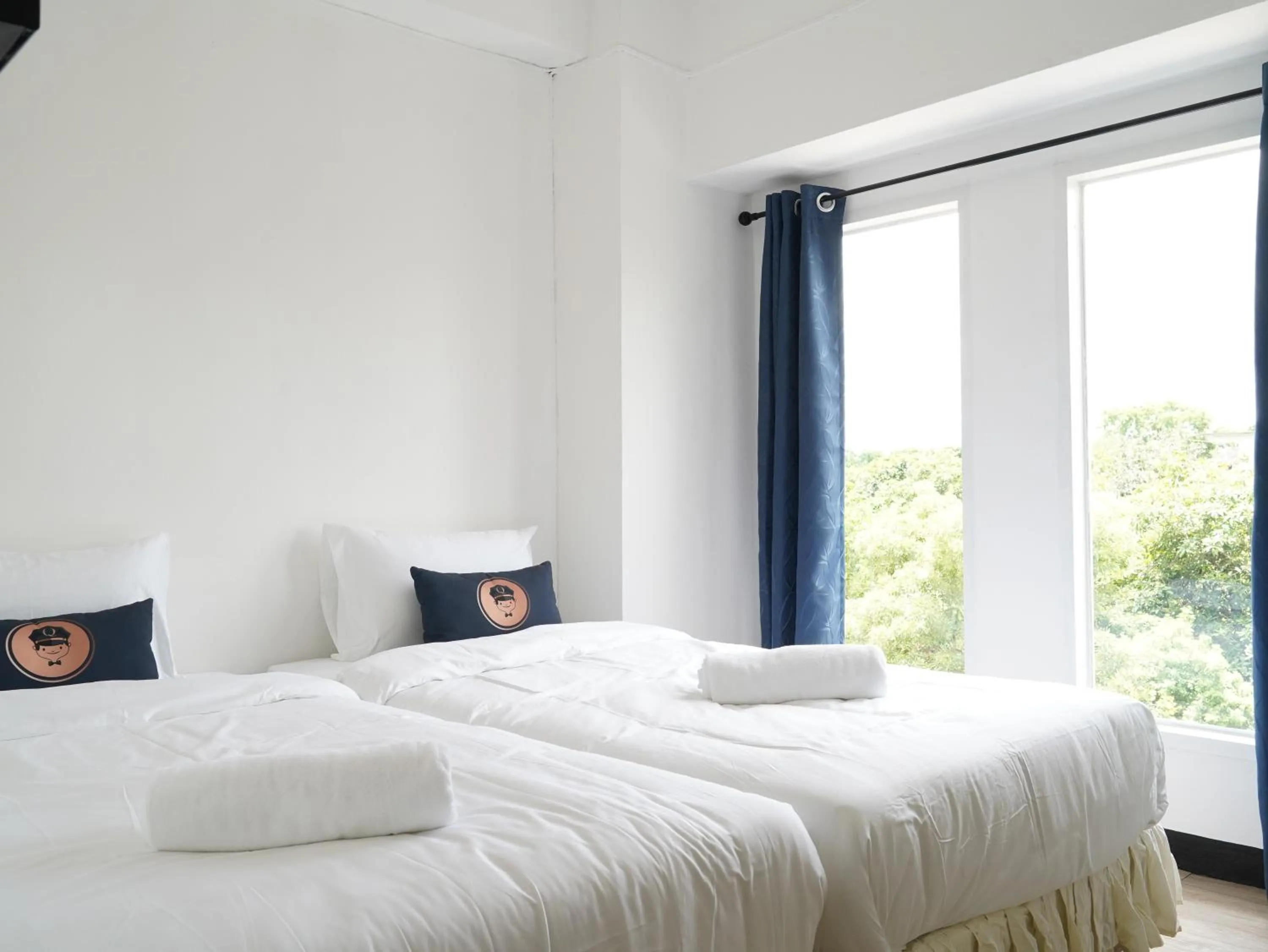 Bed in RoomQuest IT Square Don Mueang Airport